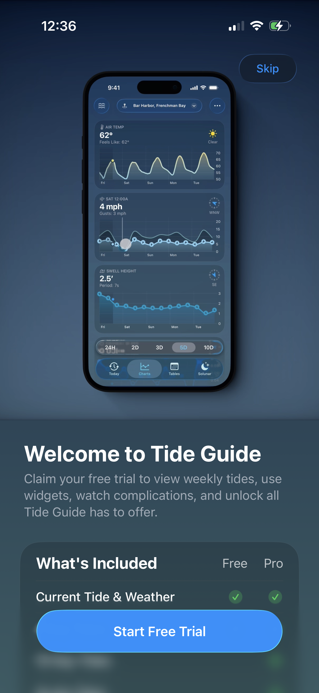 Step 1 of Tide Guide Onboarding