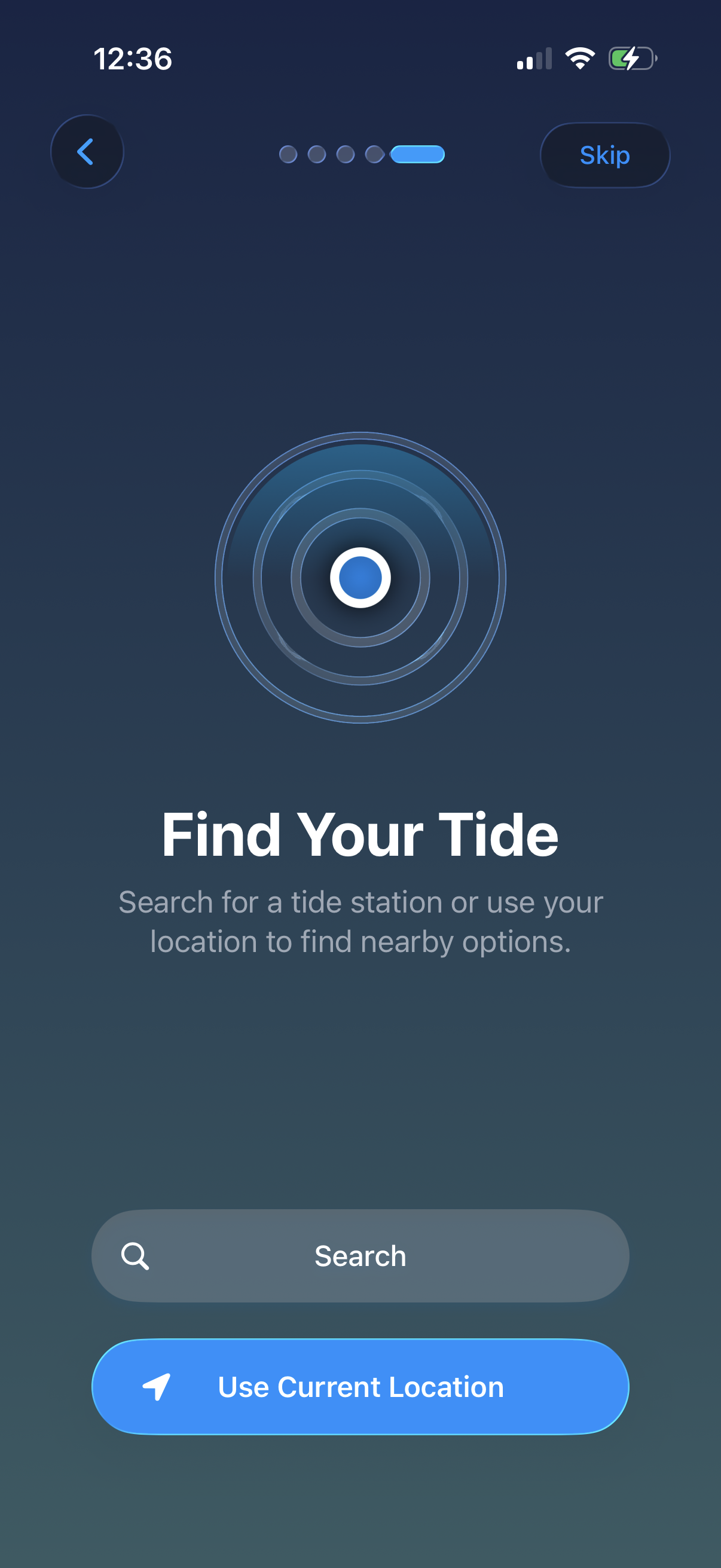 Step 5 of Tide Guide Onboarding