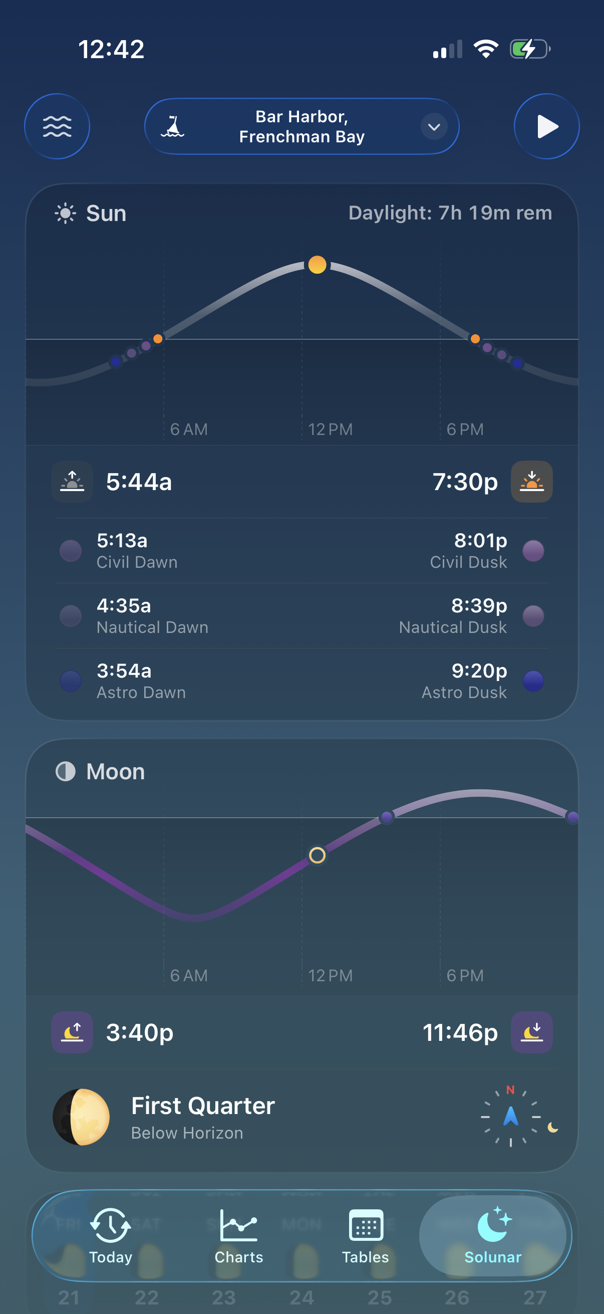 Tide Guide app screenshot 4