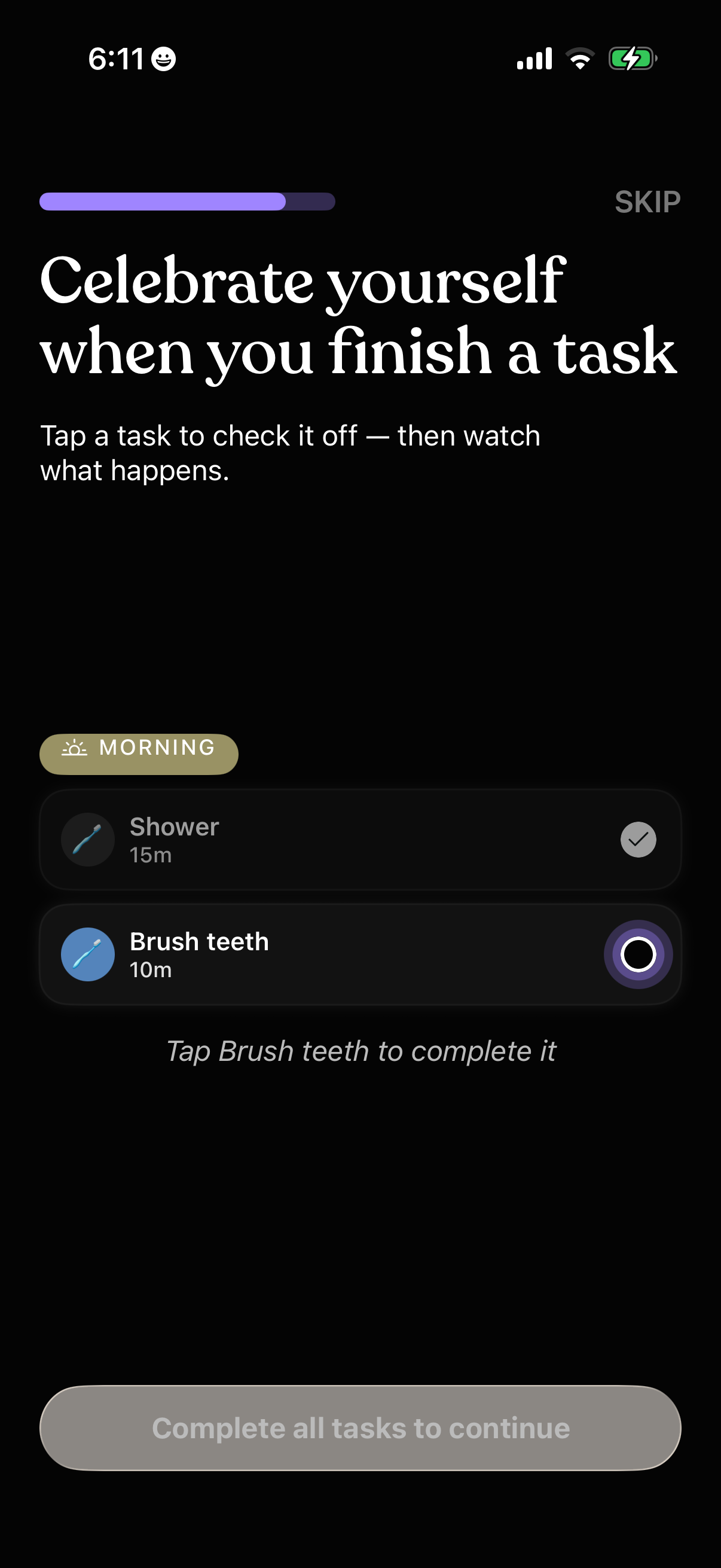 tiimo screen
