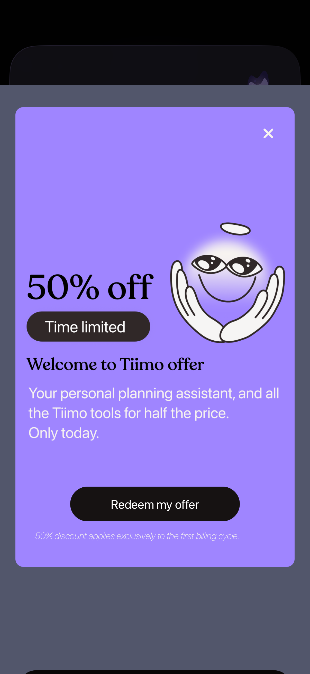 Tiimo app screenshot 1