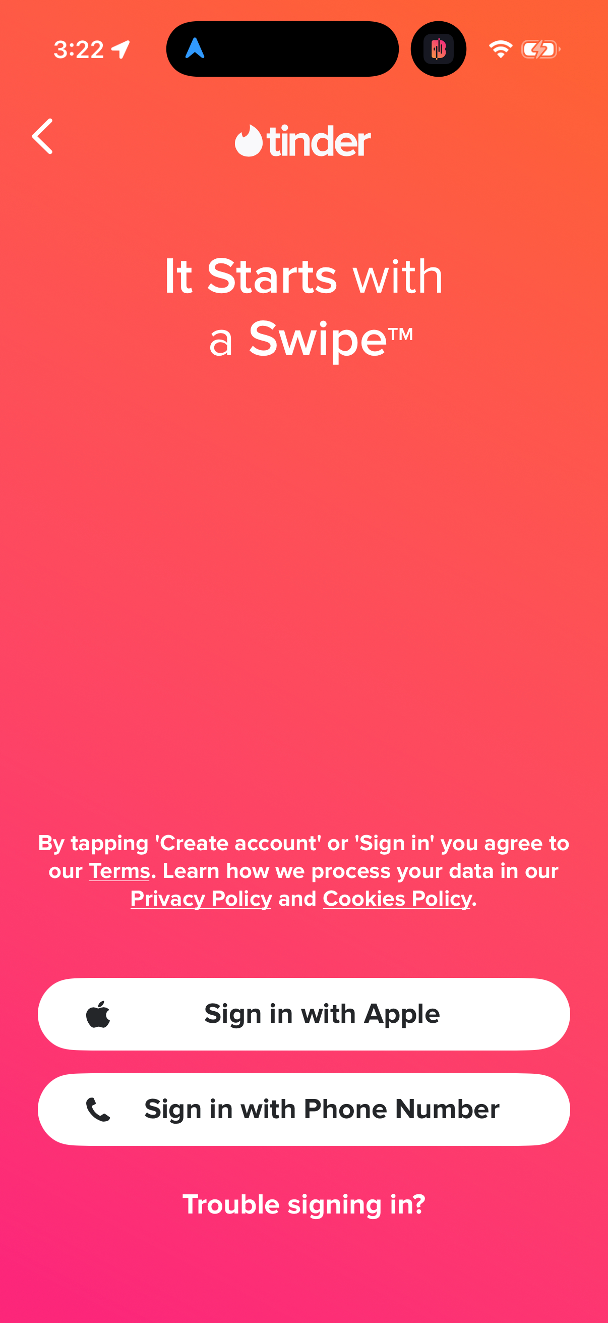 Step 1 of tinder Main_tabs