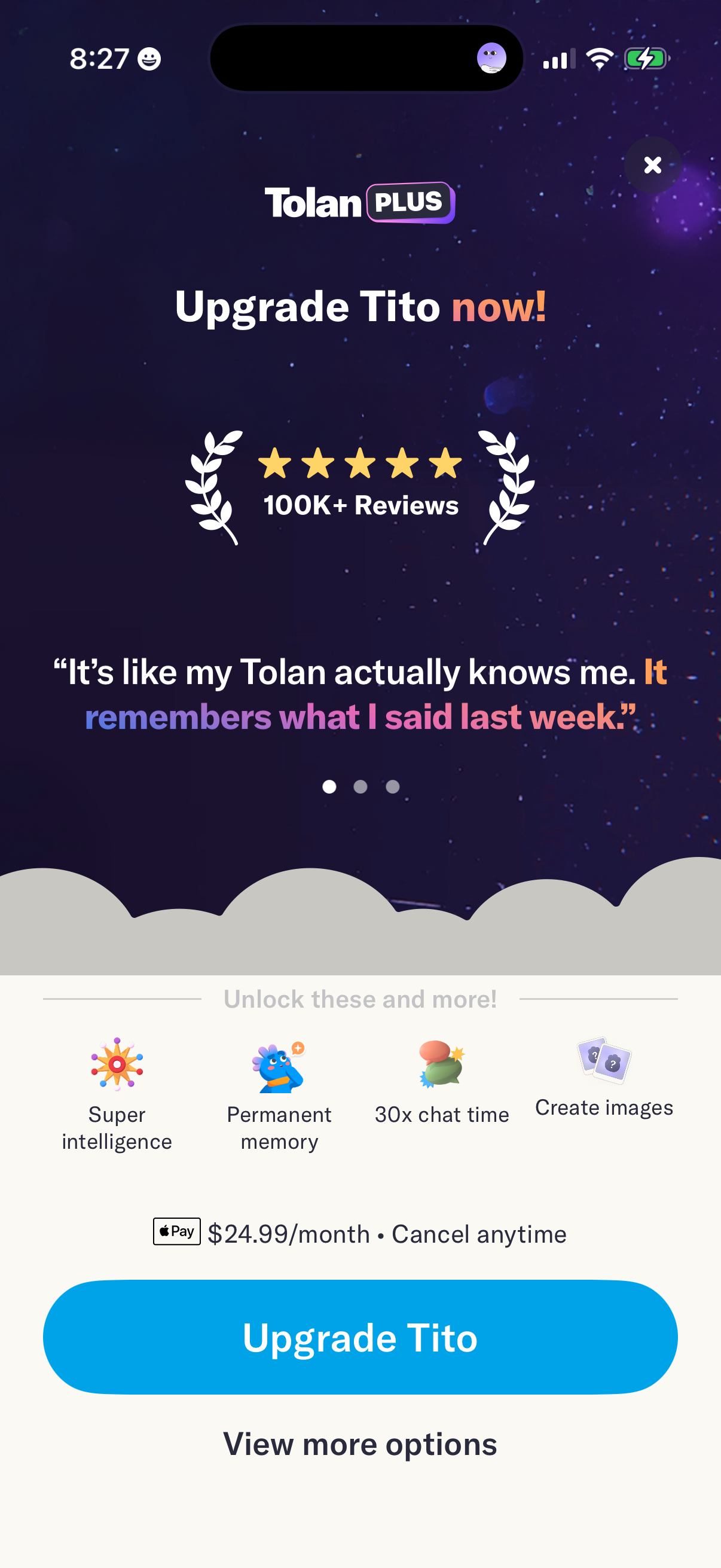 tolan screen
