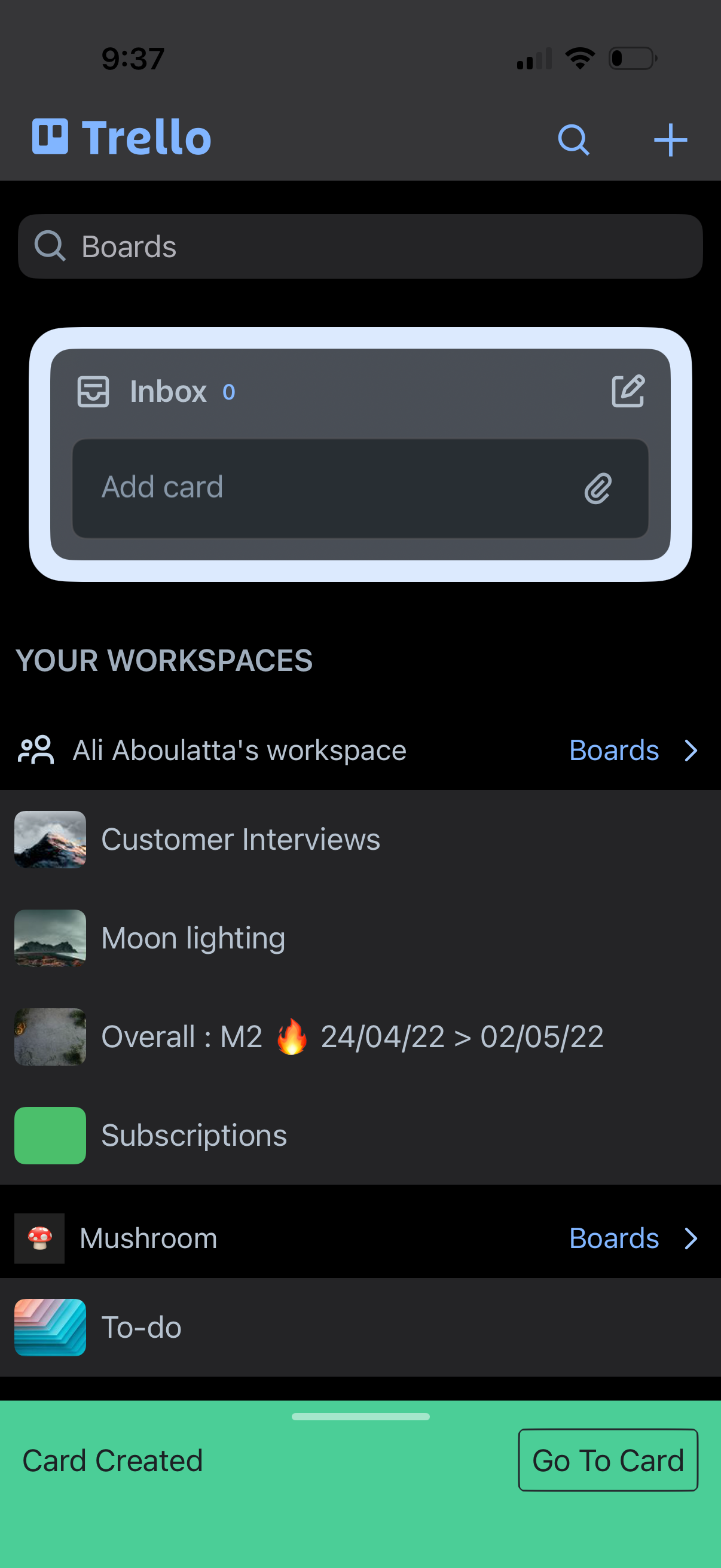 trello app screenshot 9