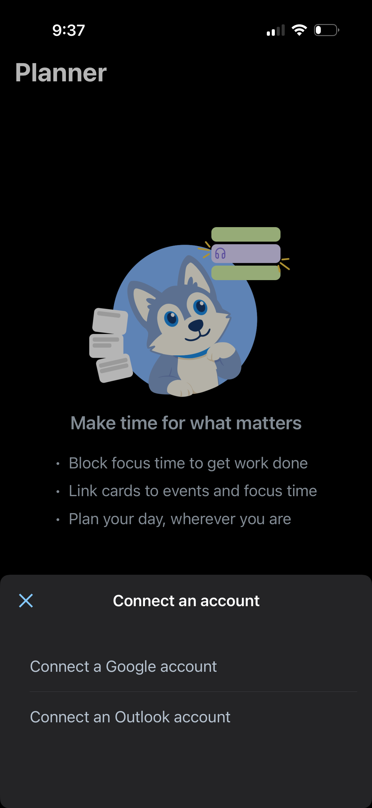 trello connect calendar account