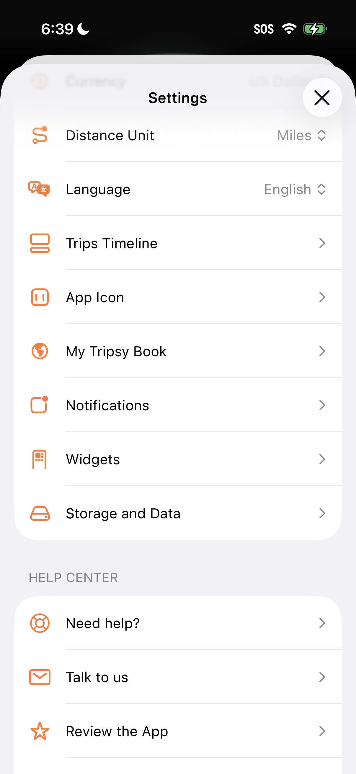 tripsy screen