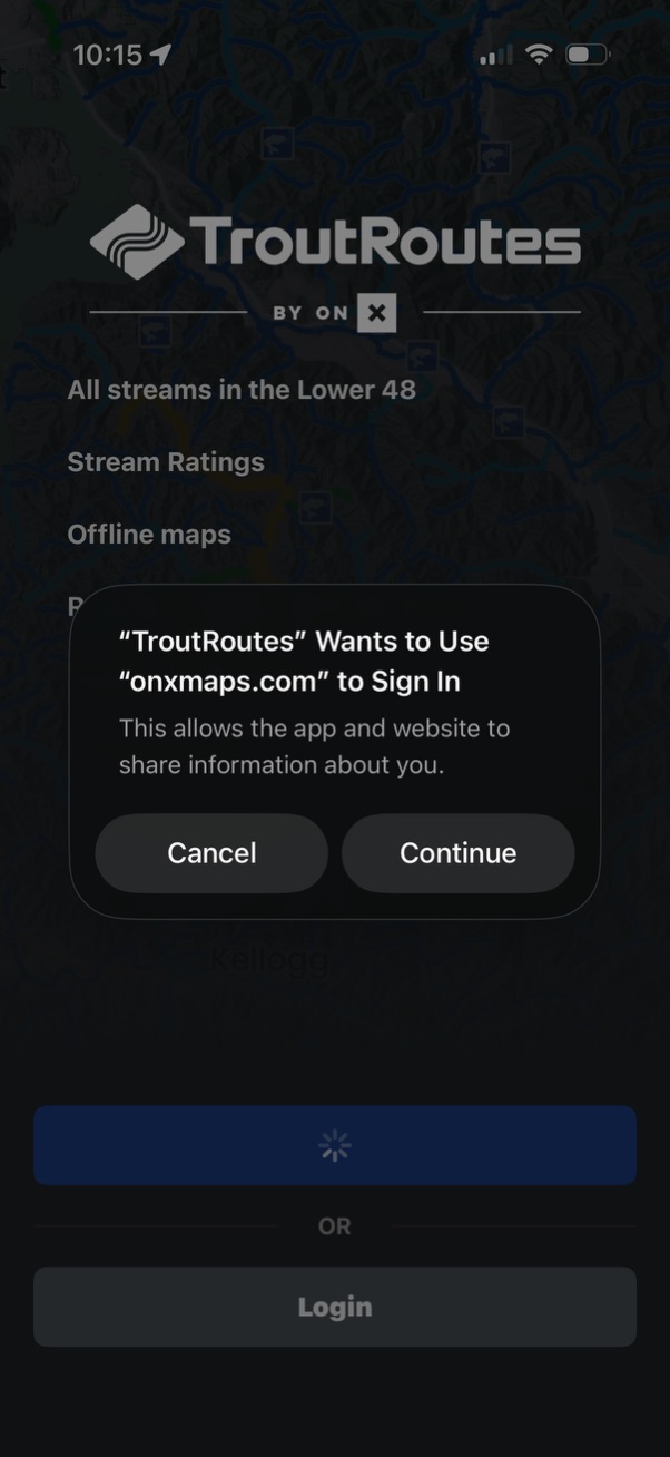 troutroutes app screenshot 5