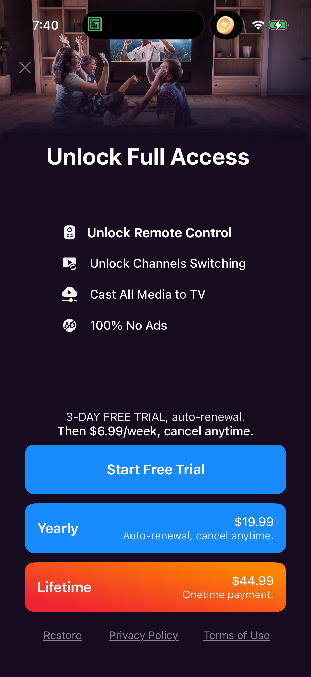 tv-remote app screenshot 1