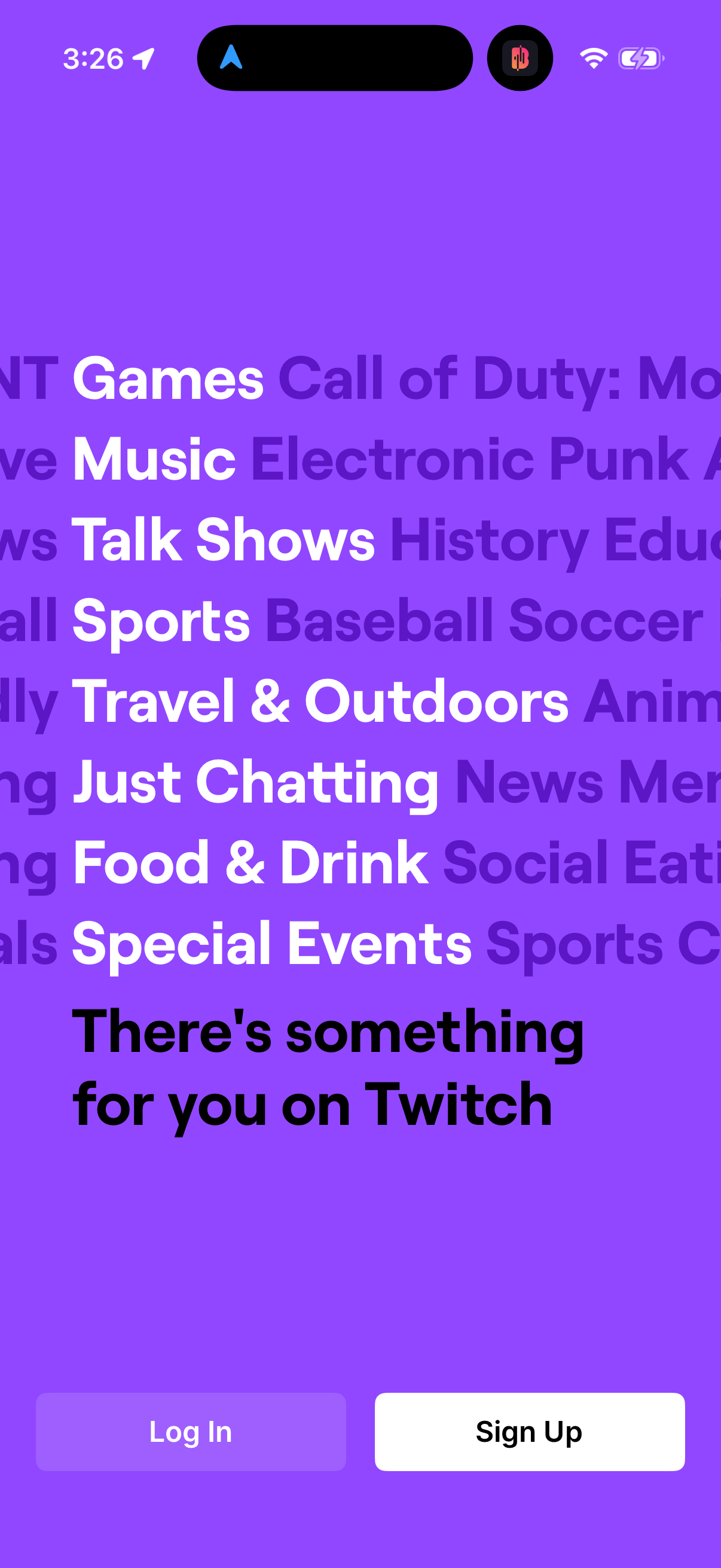 Step 1 of twitch Main_tabs
