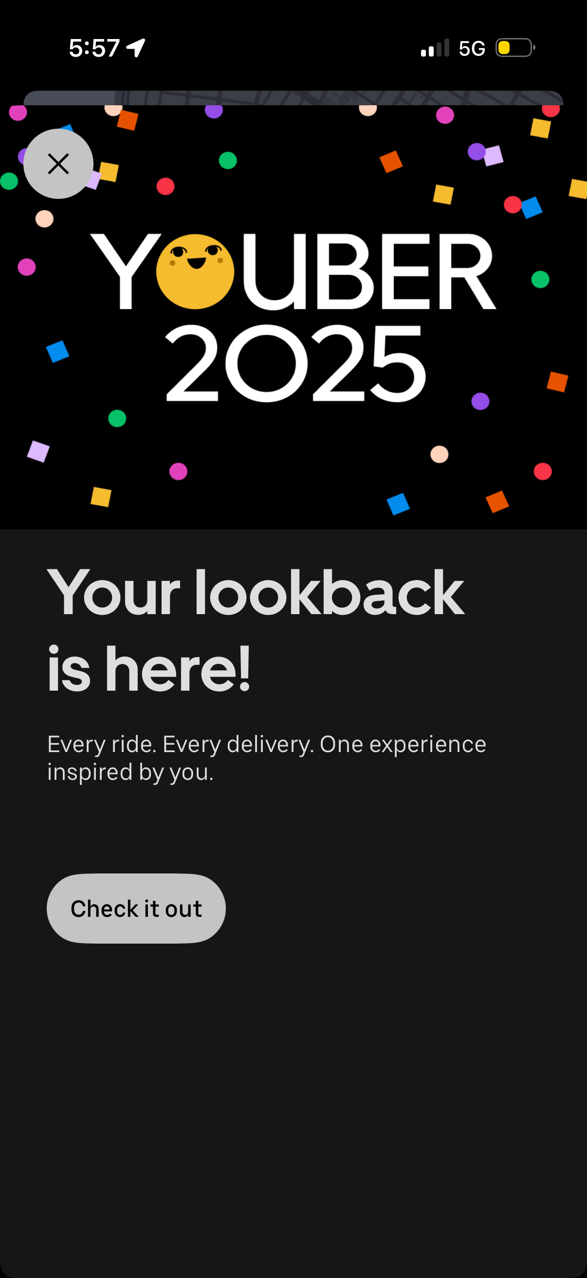 uber app screenshot 1