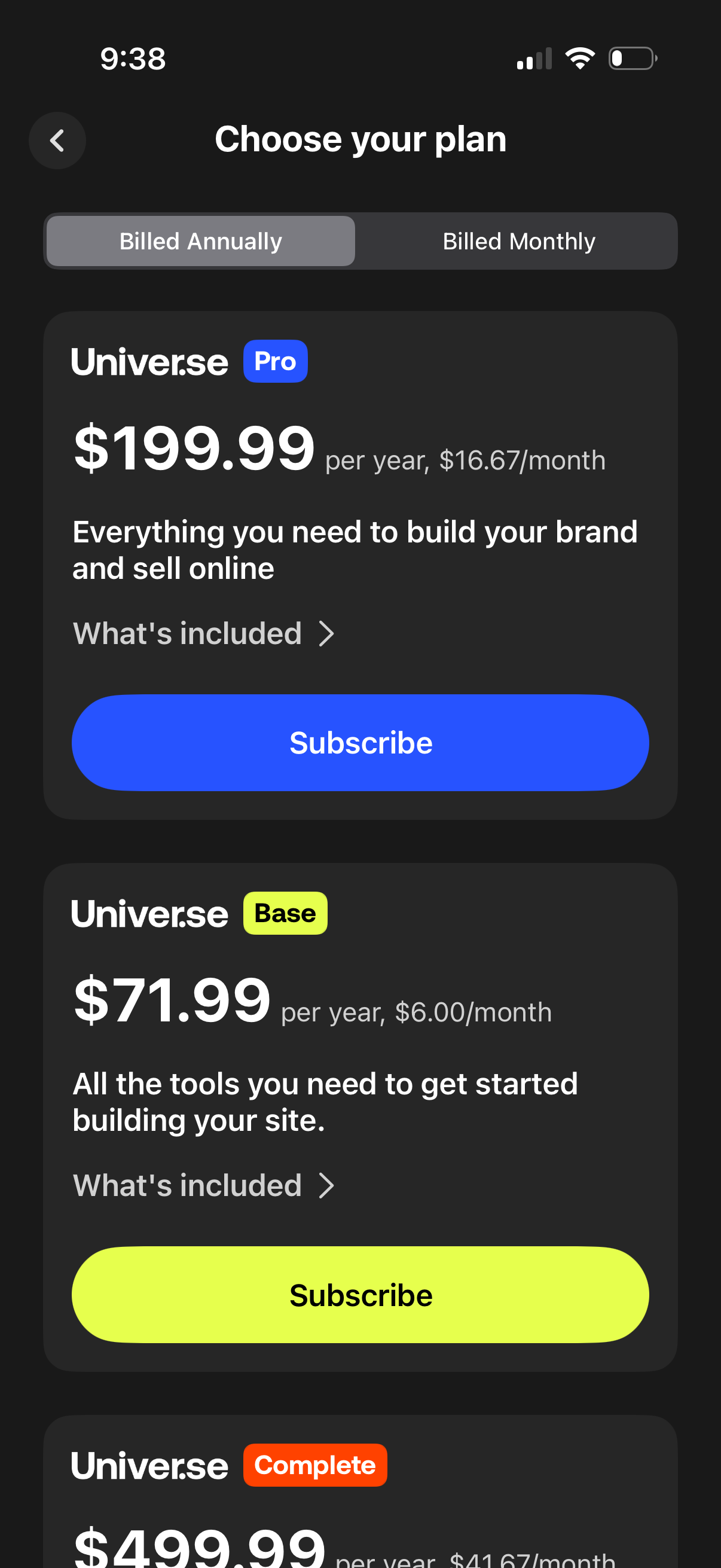 universe app screenshot 35