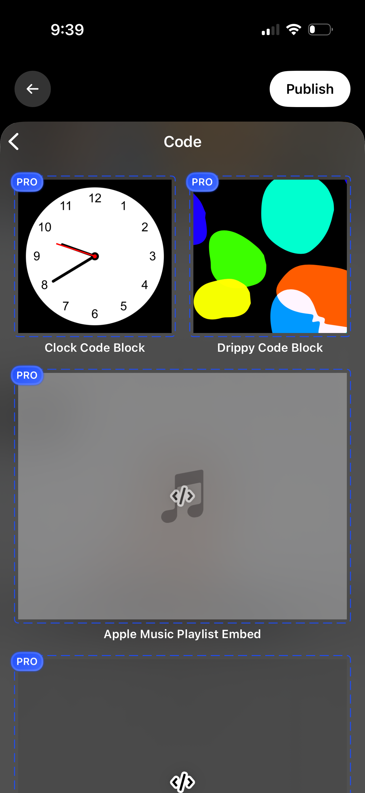 universe edit code block