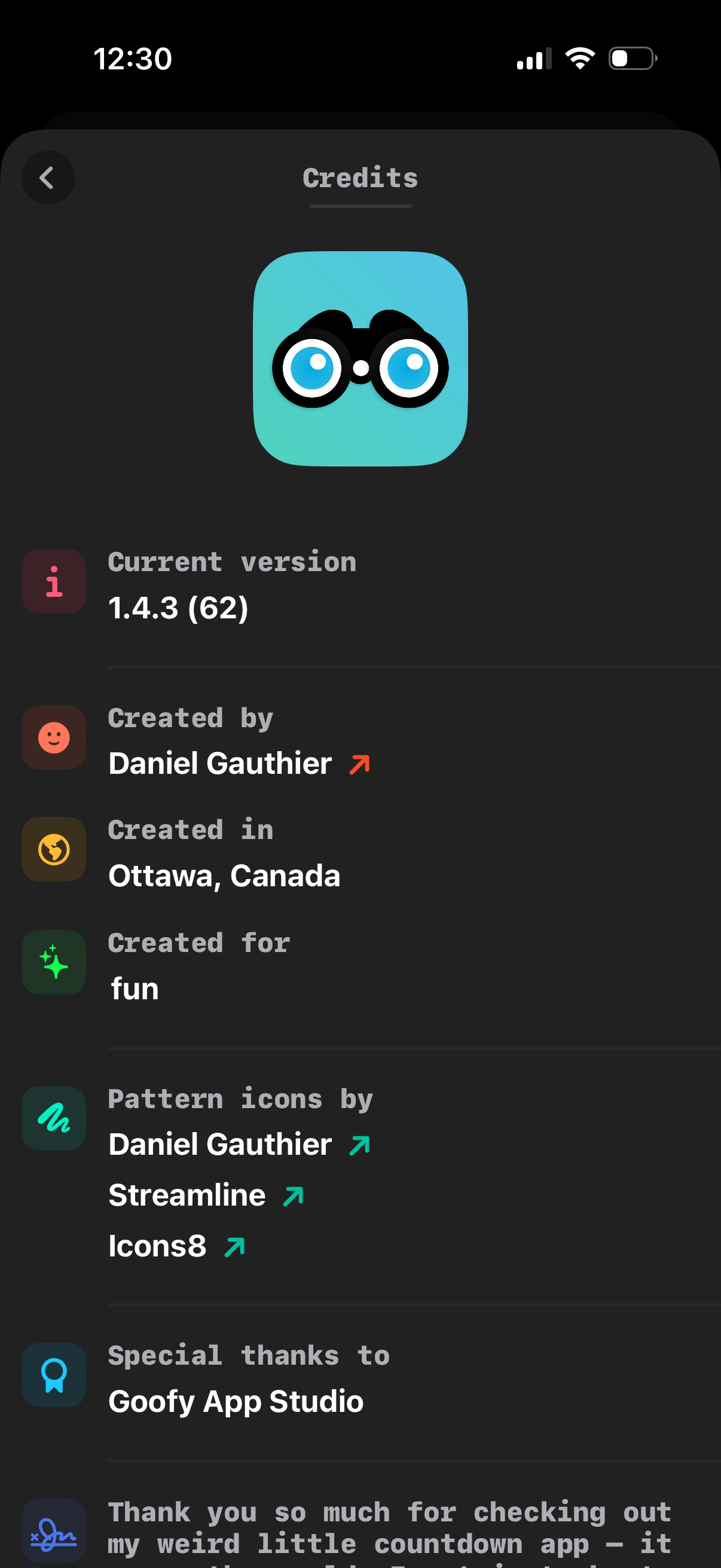 up-ahead app screenshot 2