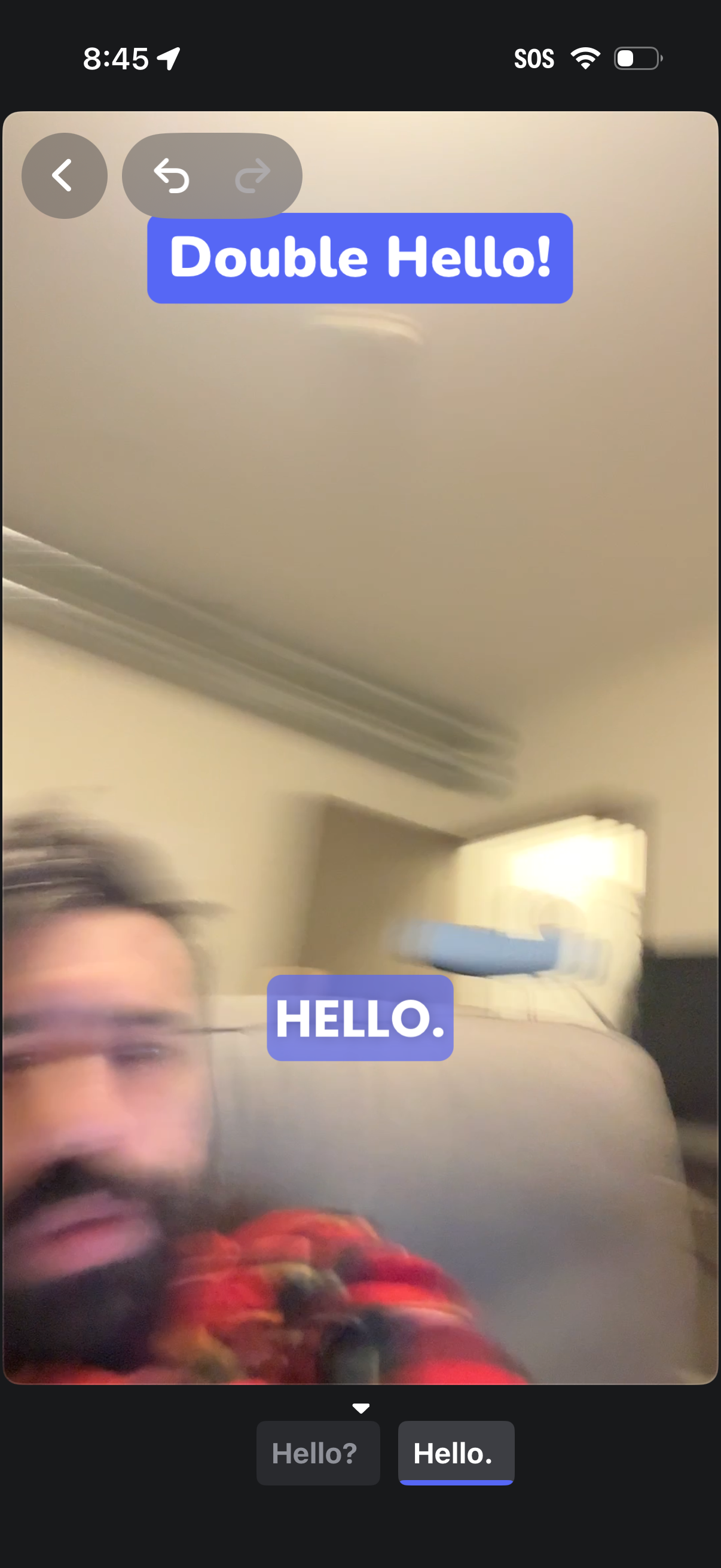 veed edit title overlays