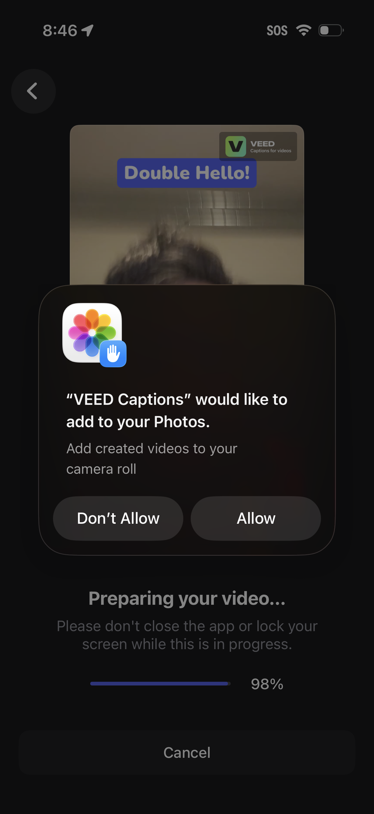 veed export and save to