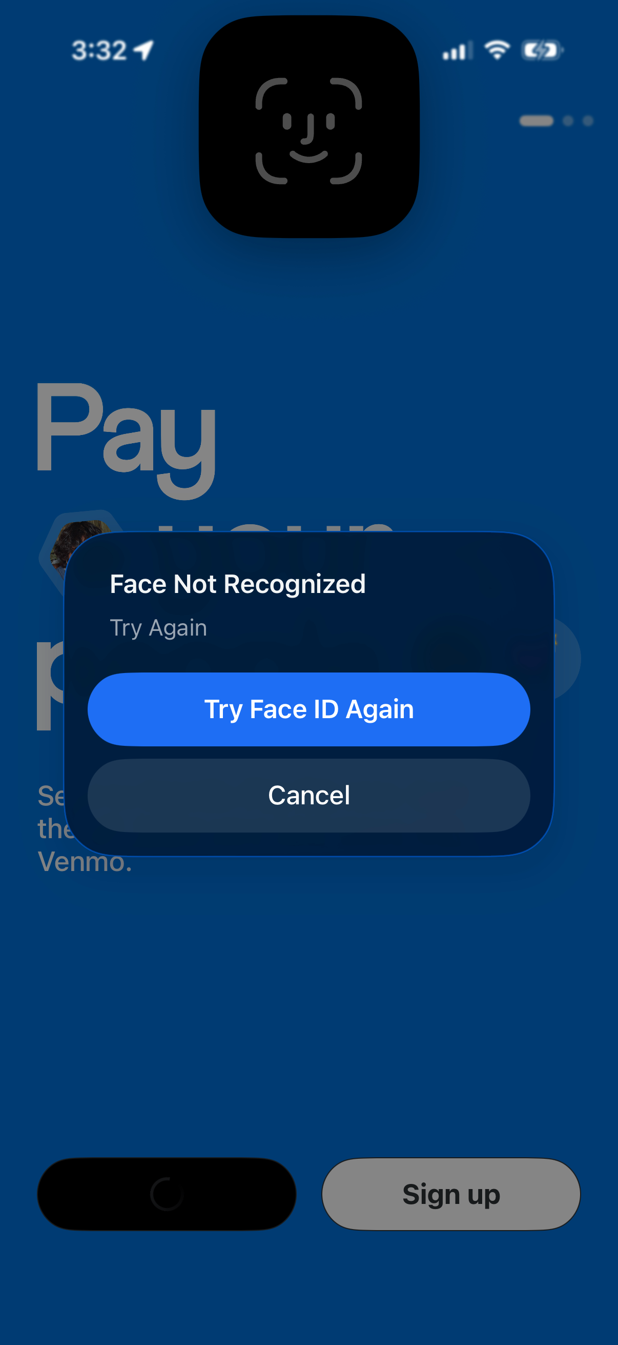 Step 1 of venmo Main_tabs
