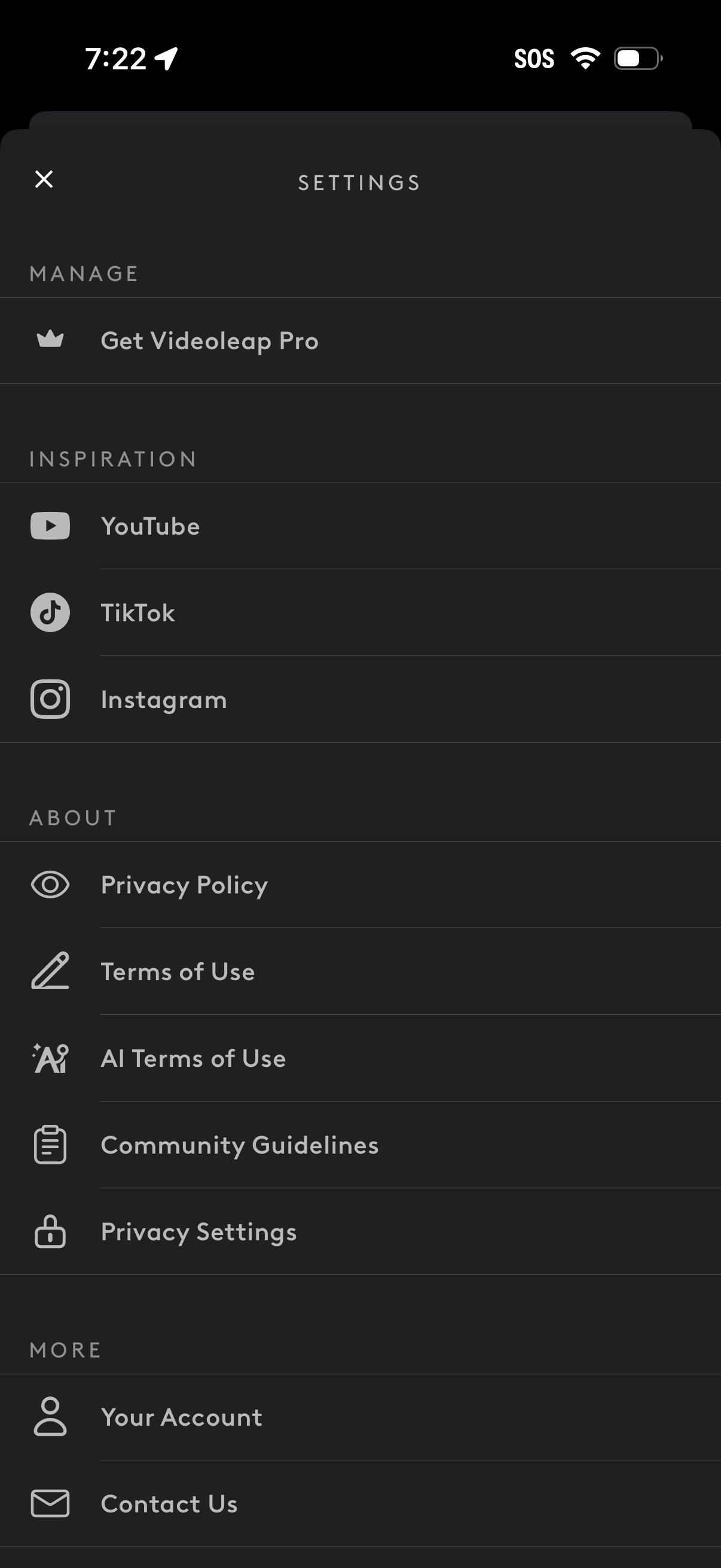 videoleap app screenshot 2