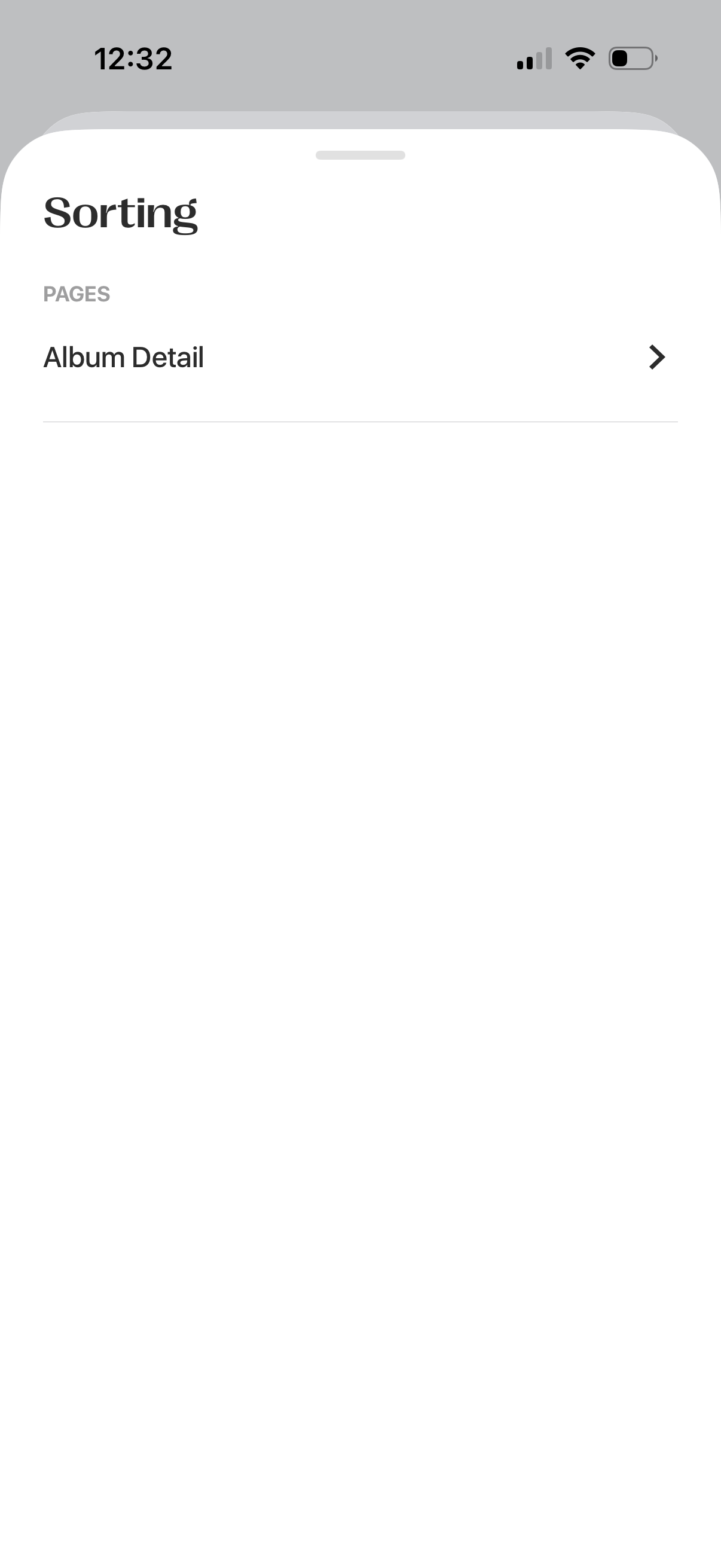 vinyls customize album detail layout