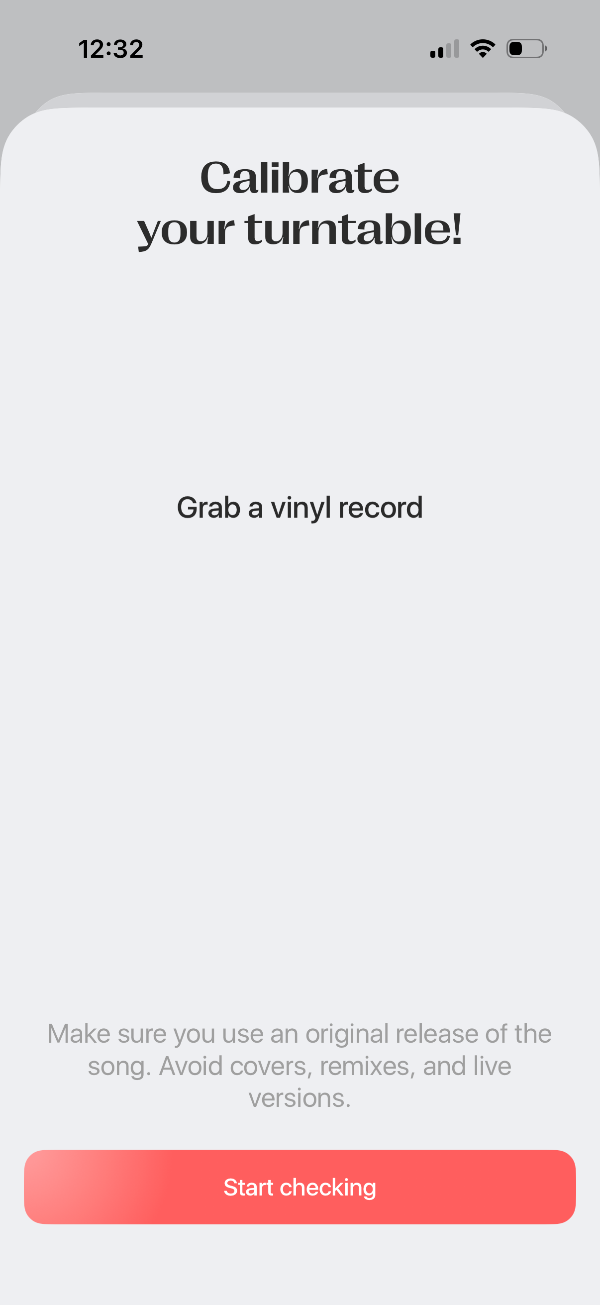 vinyls calibrate turntable