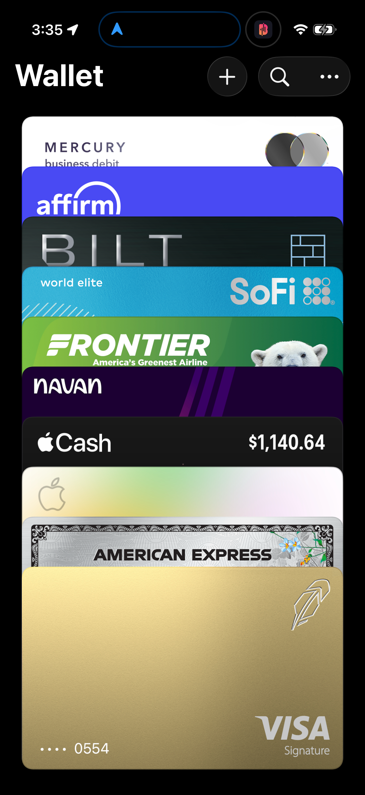 Step 1 of wallet Main_tabs