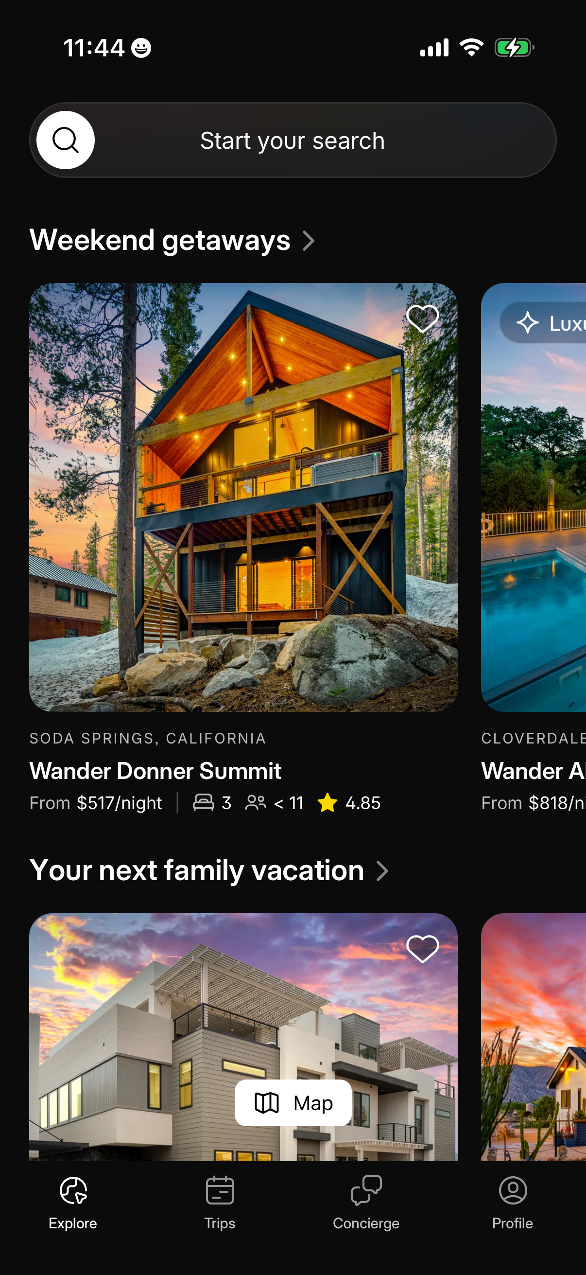 wander screen