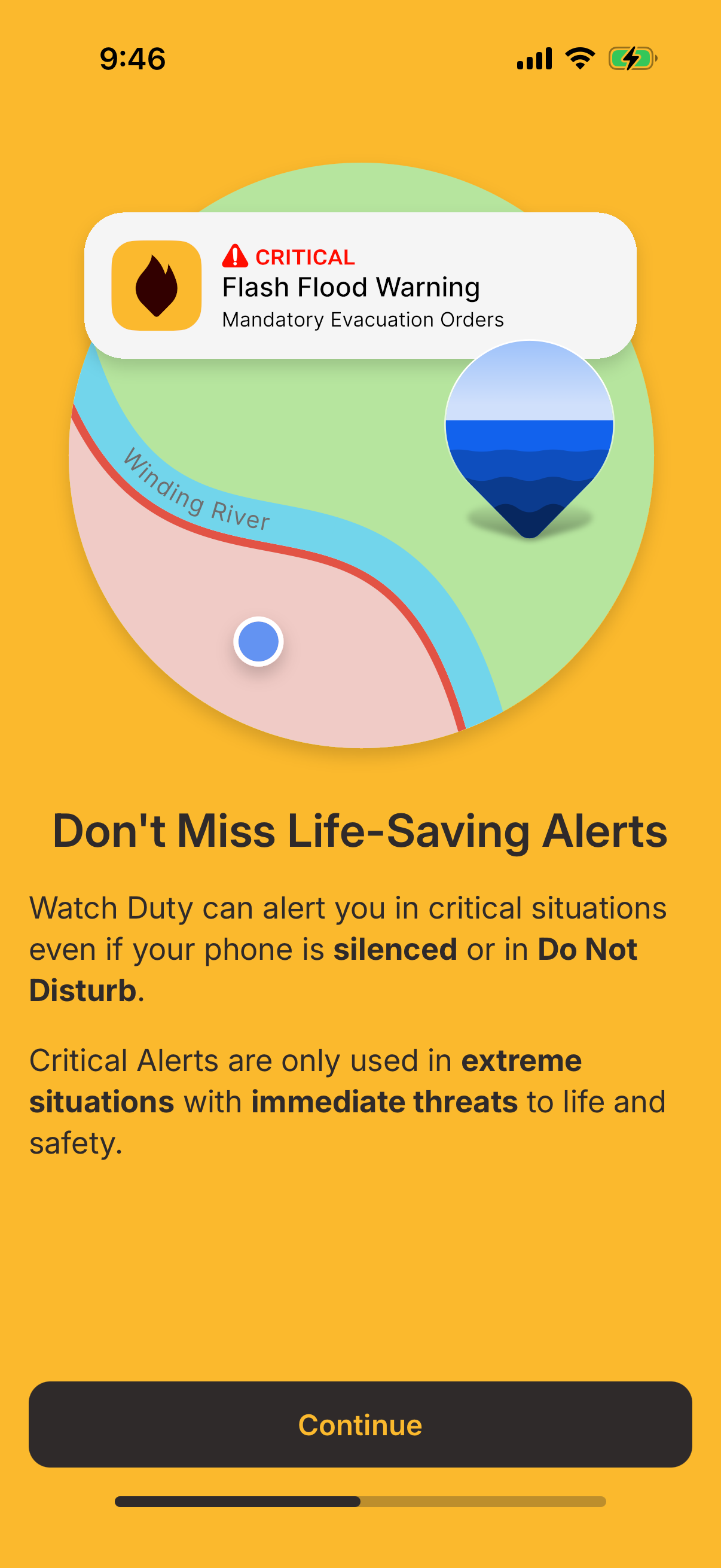 Step 4 of Watch Duty Onboarding
