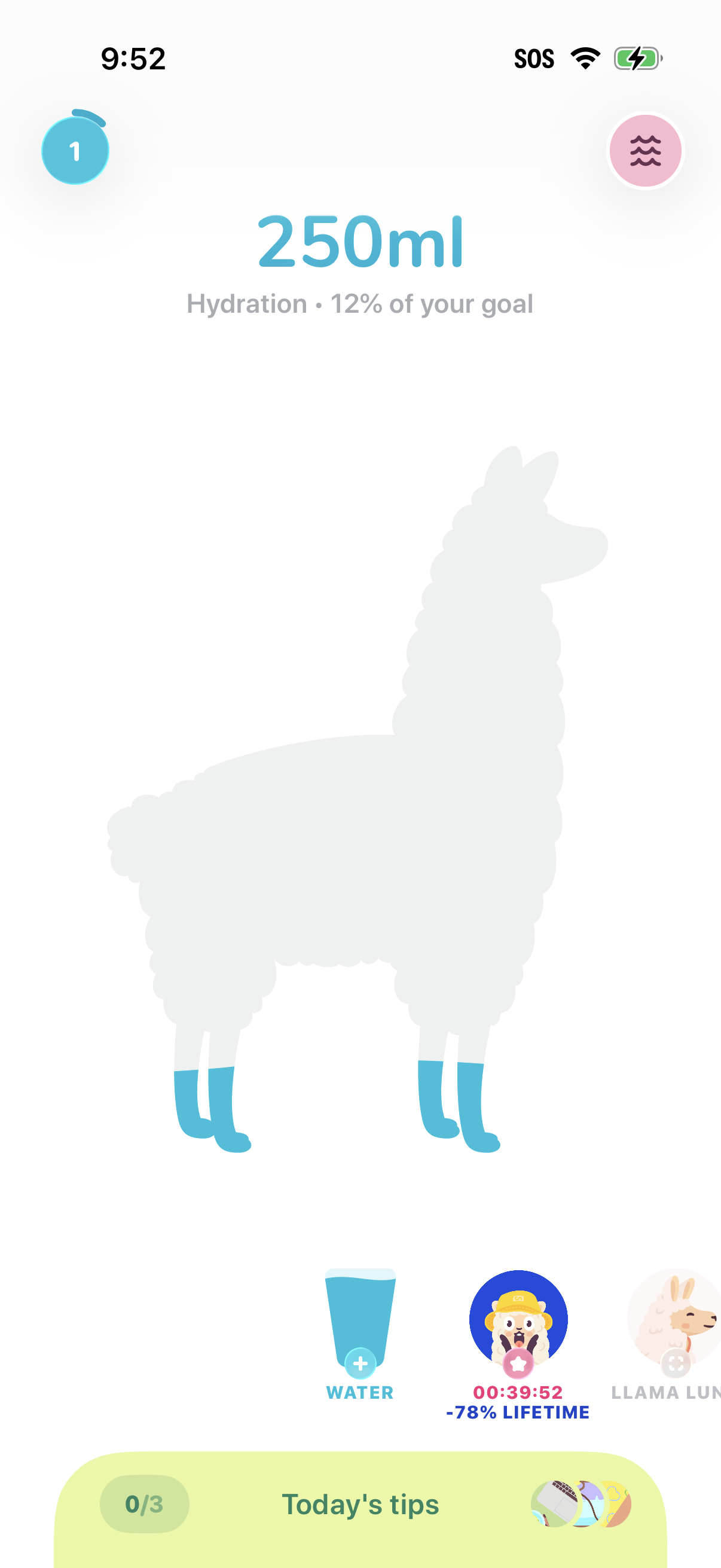 Waterllama app screenshot 3
