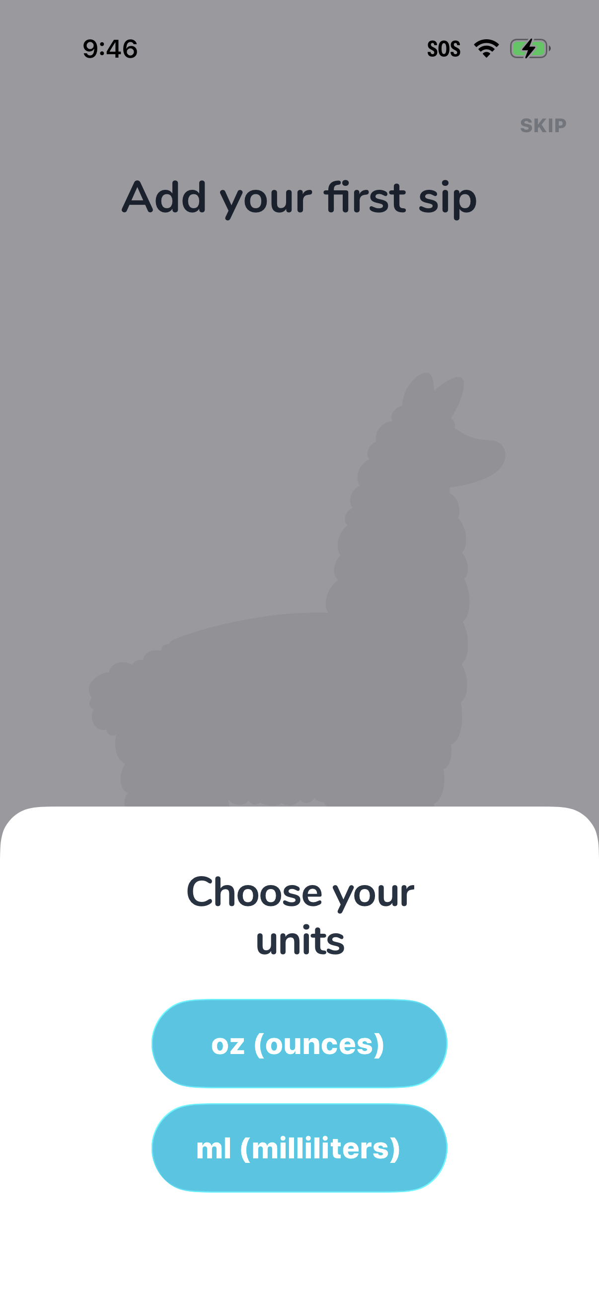 Step 2 of Waterllama Onboarding