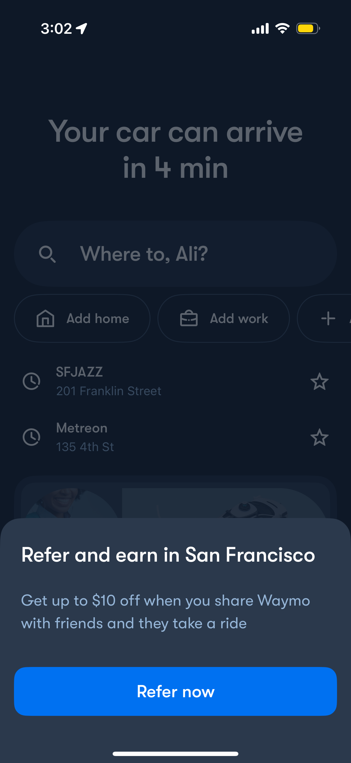 waymo app screenshot 27