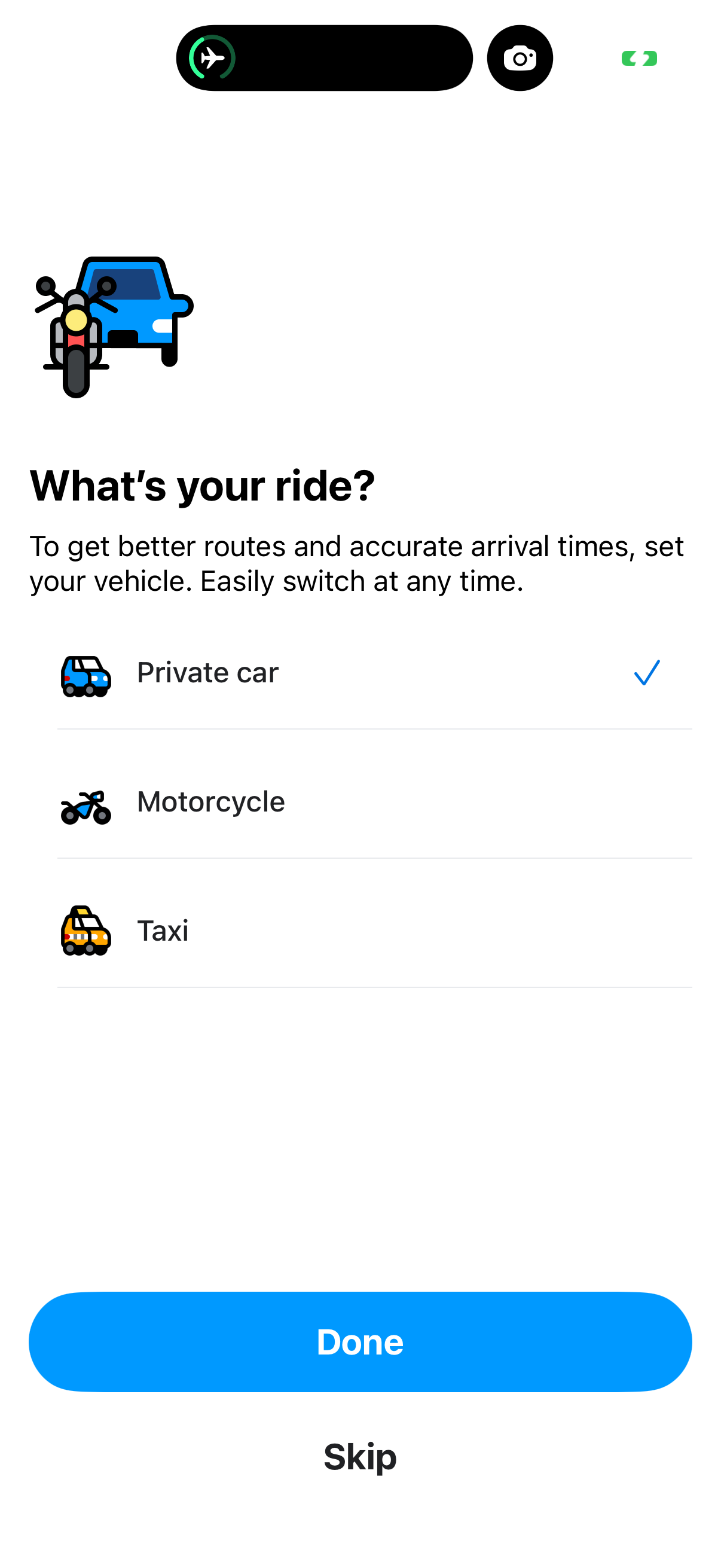 Step 2 of Waze Driver Setup