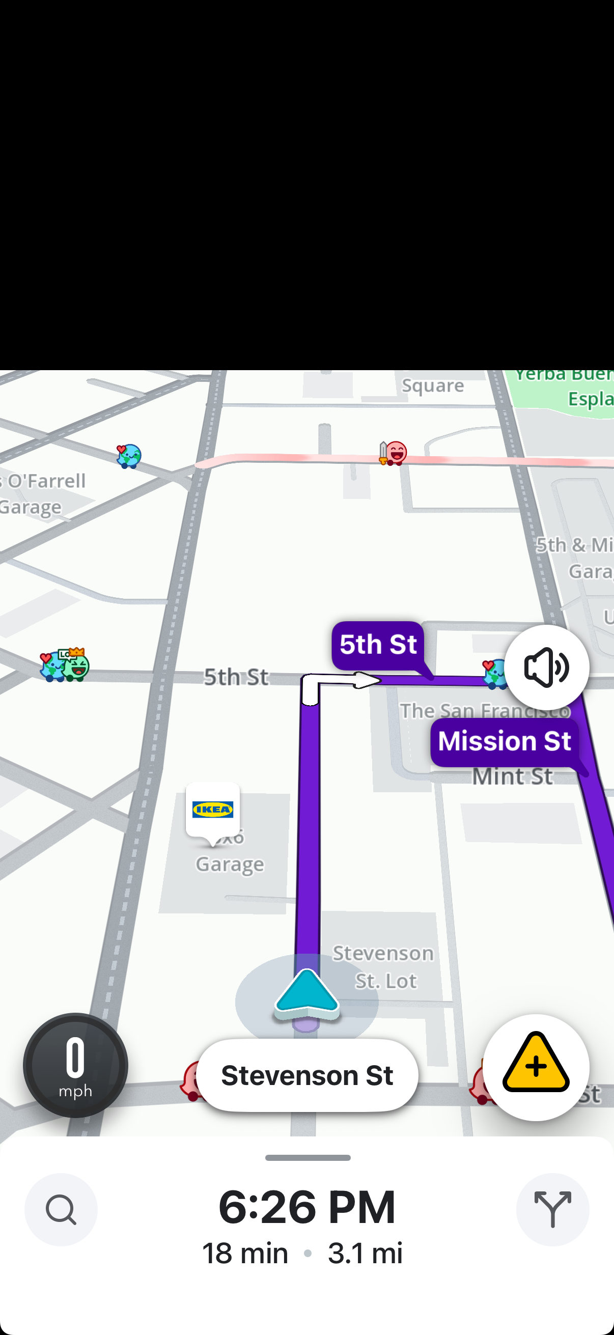 Waze app screenshot 3