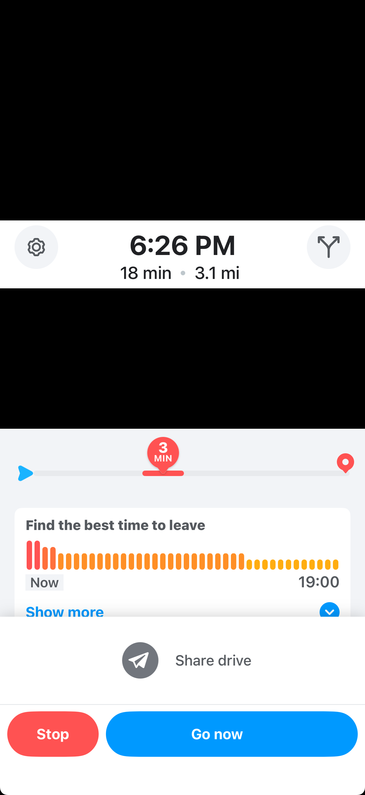 Waze app screenshot 2