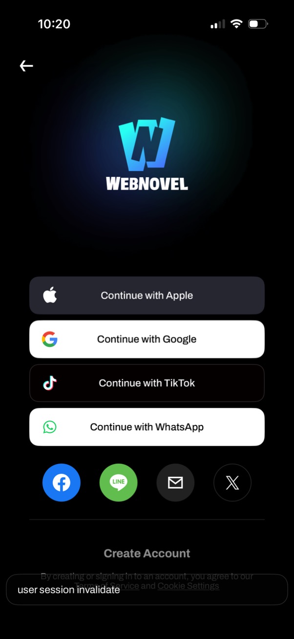 webnovel app screenshot 5