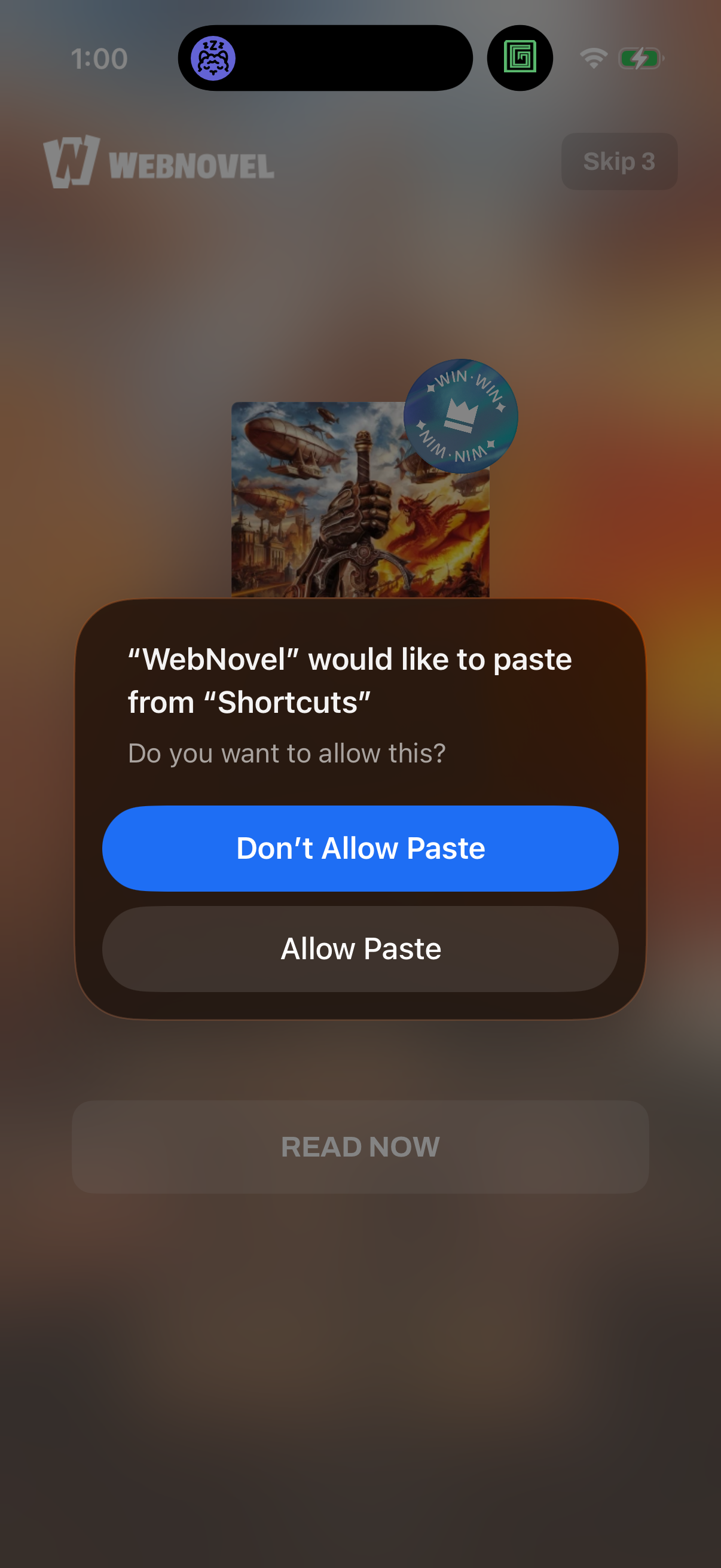 webnovel app screenshot 1