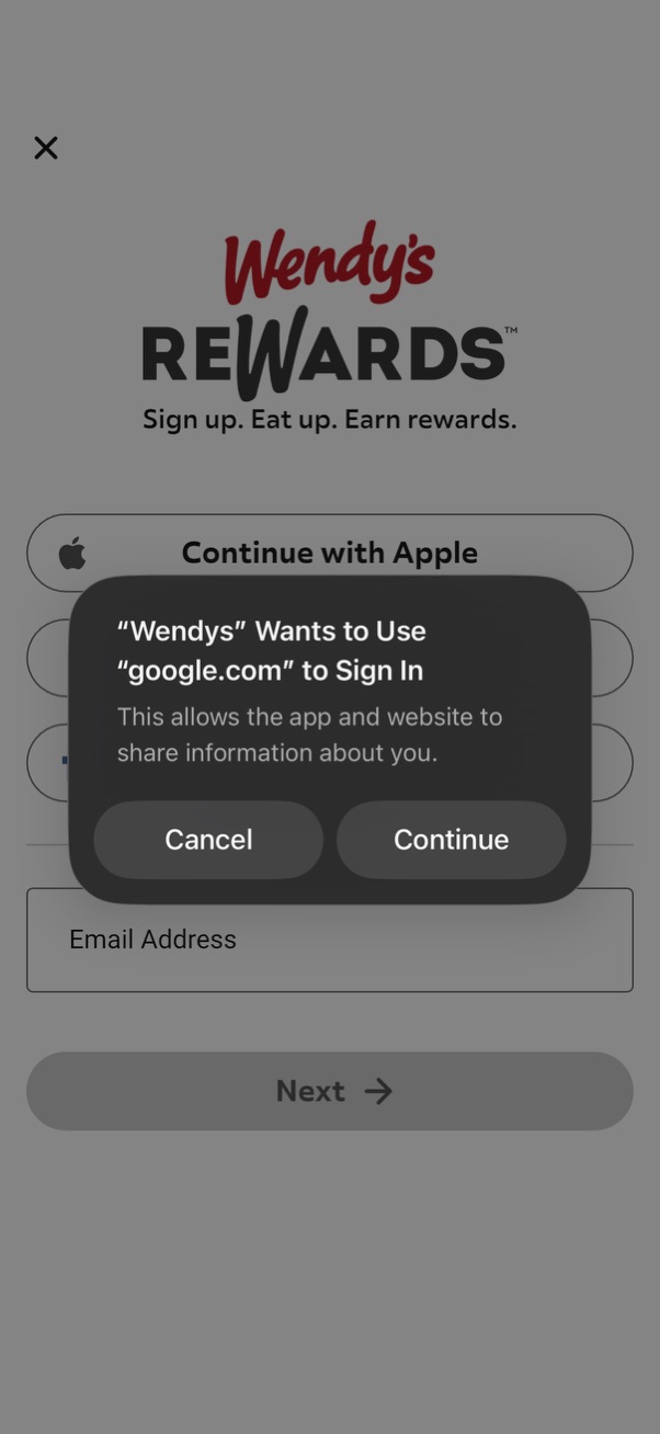 wendys app screenshot 5