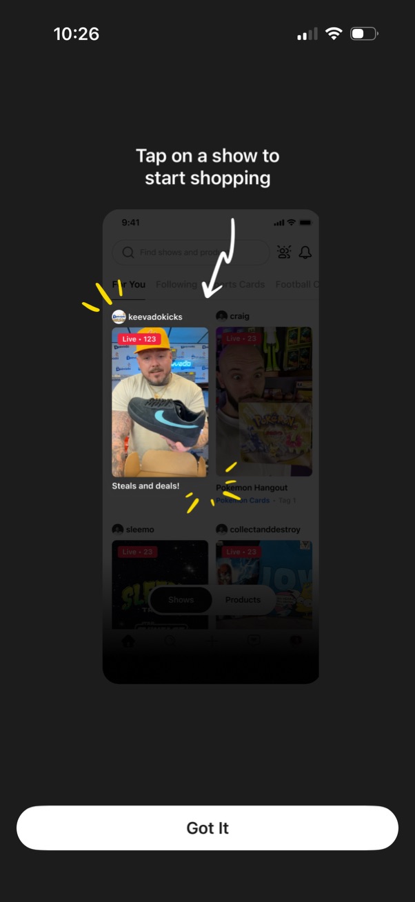 whatnot app screenshot 2