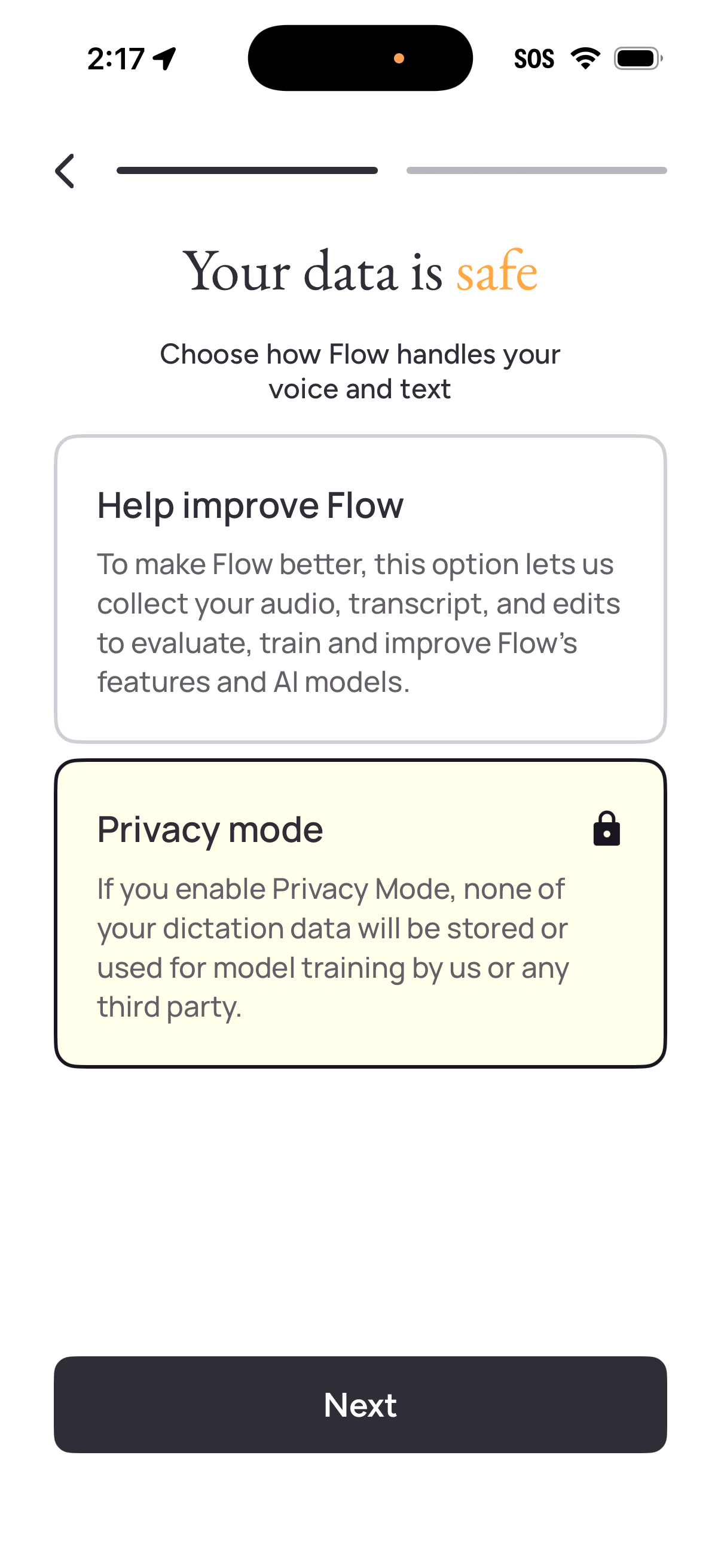 wisper-flow app screenshot 10