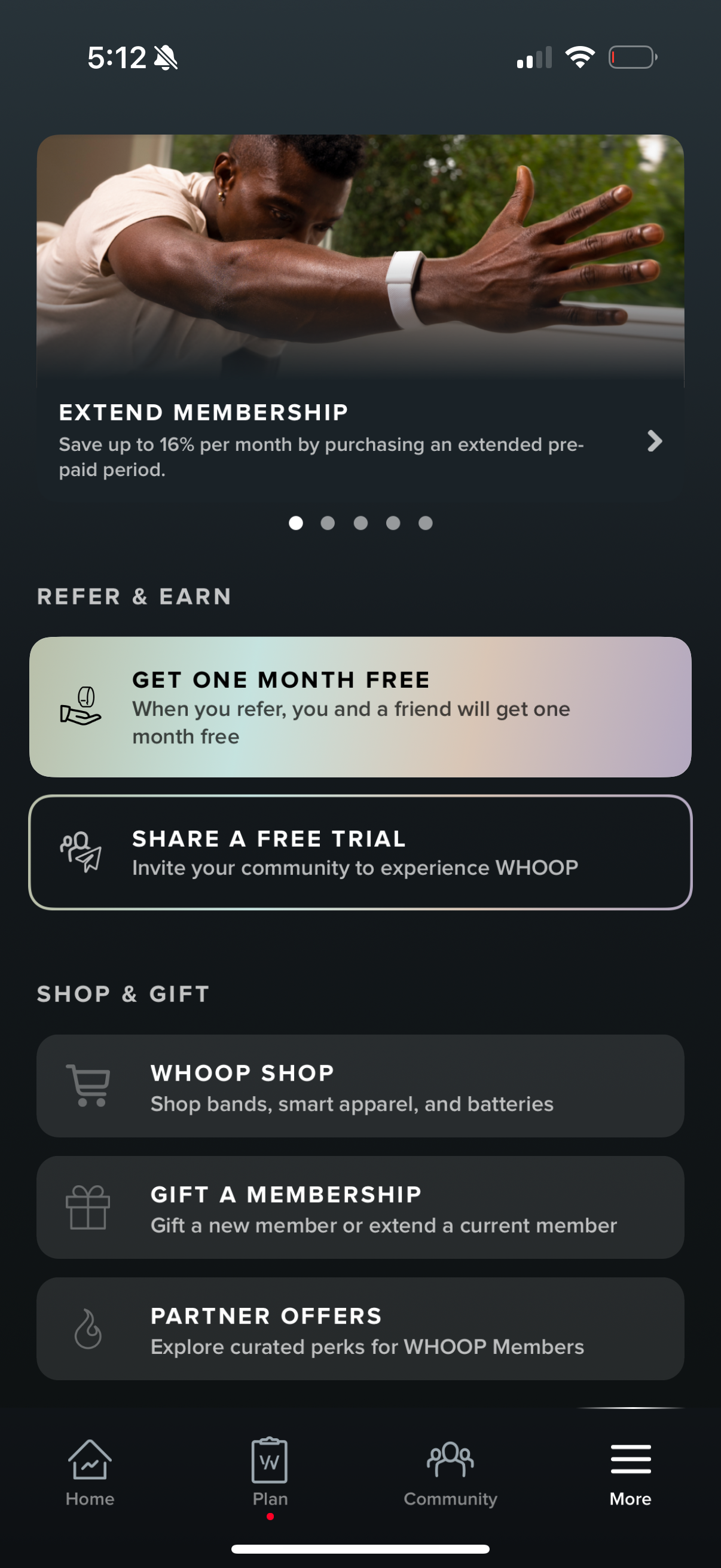 whoop app screenshot 12