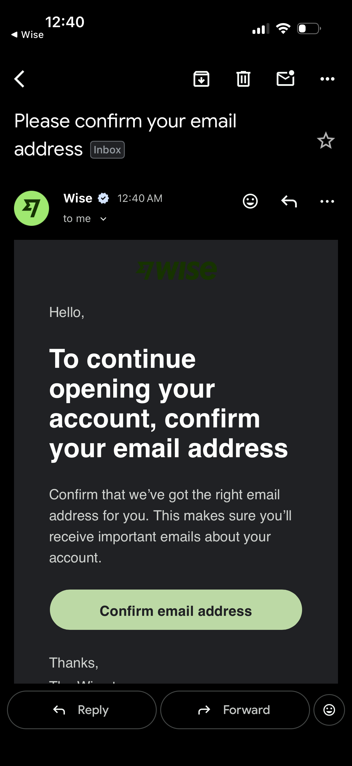 wise app screenshot 93