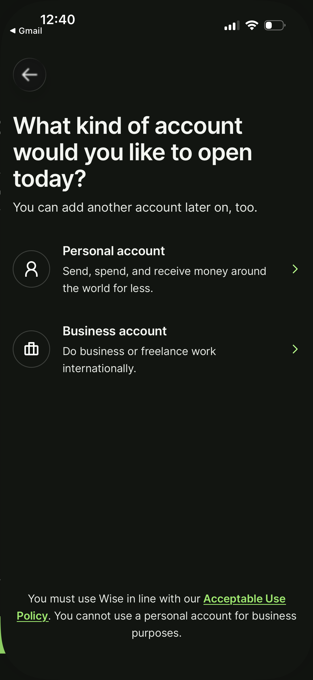wise app screenshot 91