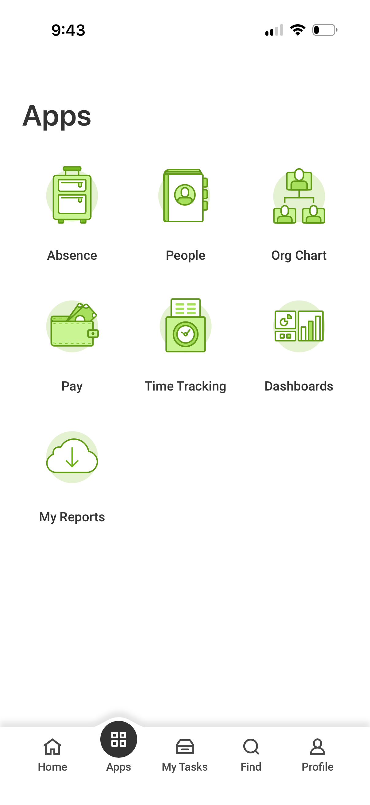 workday app screenshot 4