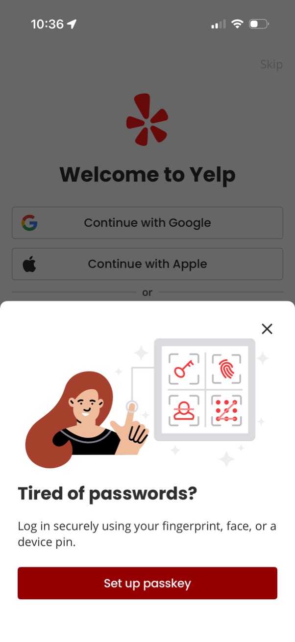 yelp app screenshot 2