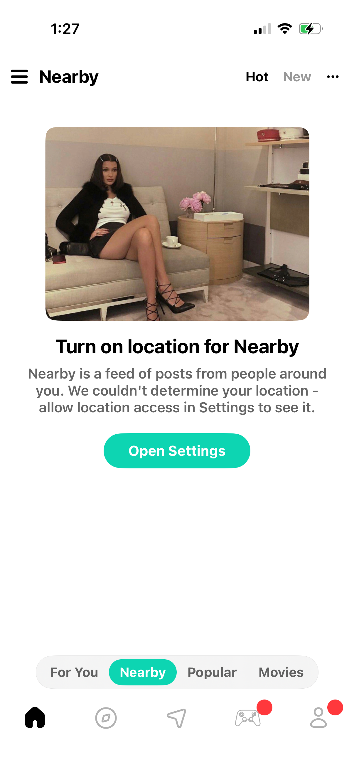 yik-yak screen