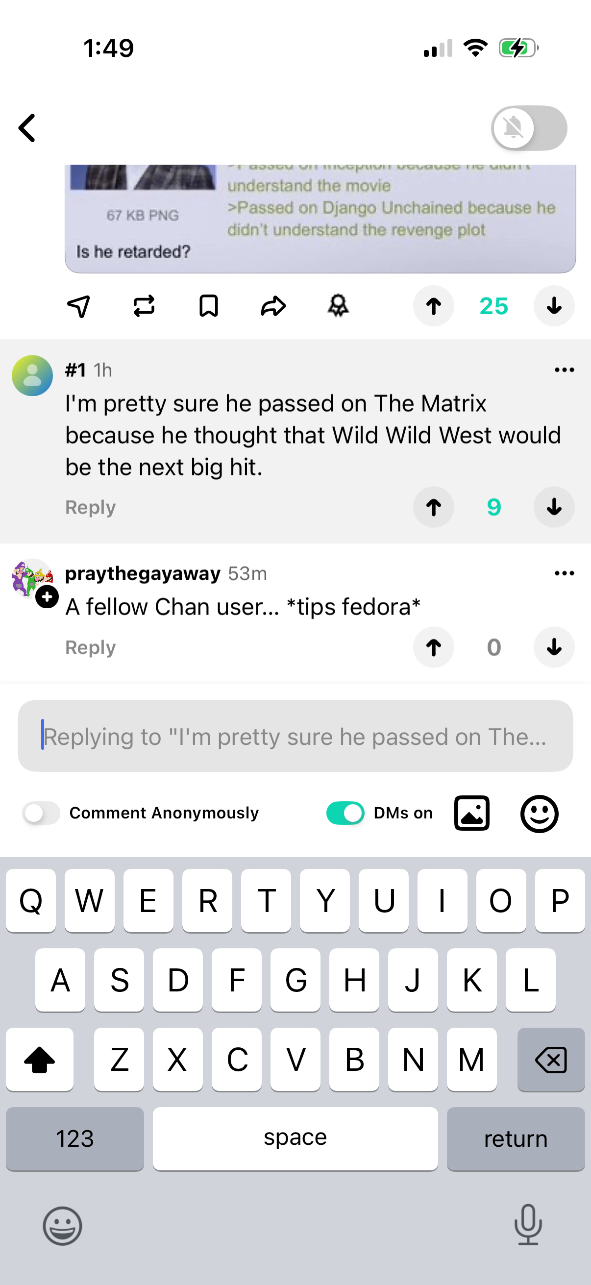 Yik Yak app screenshot 2