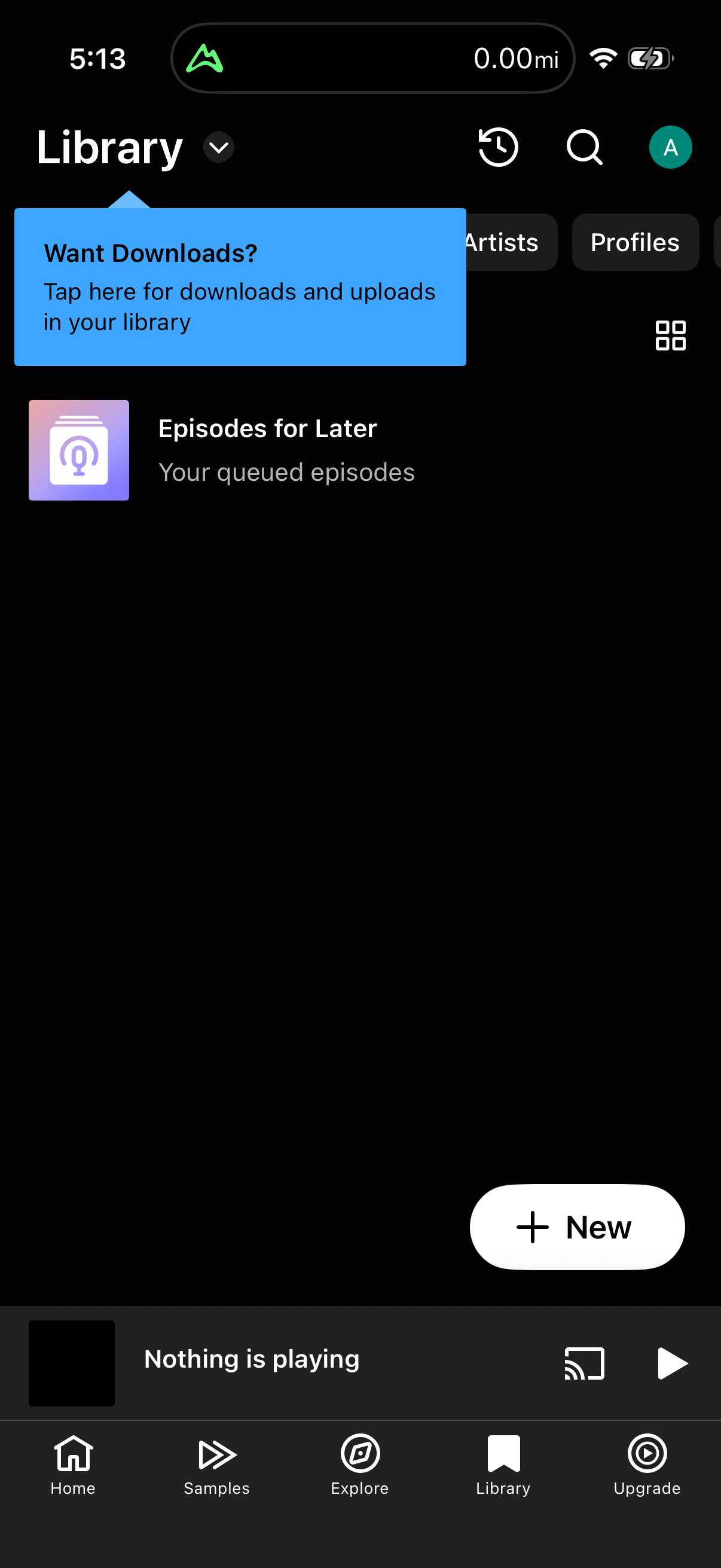 Step 4 of youtube-music Main_tabs