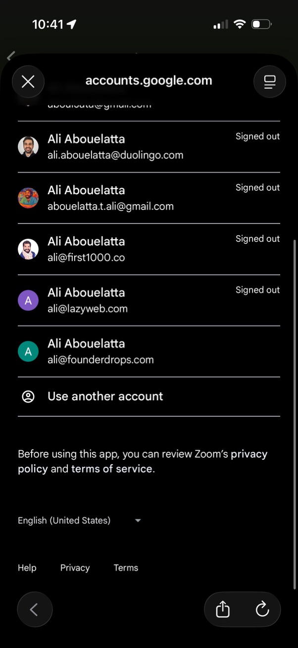 zoom app screenshot 5