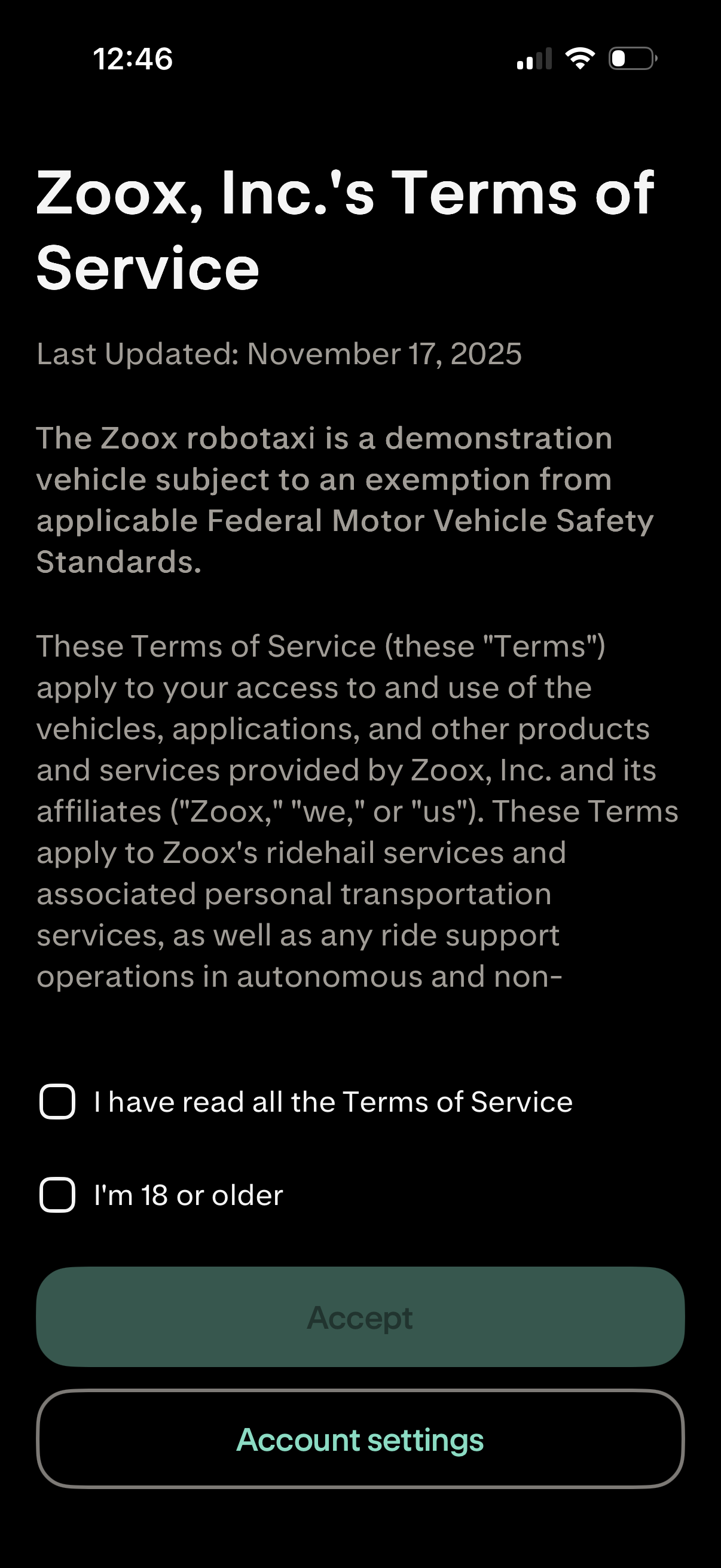 zoox app screenshot 15