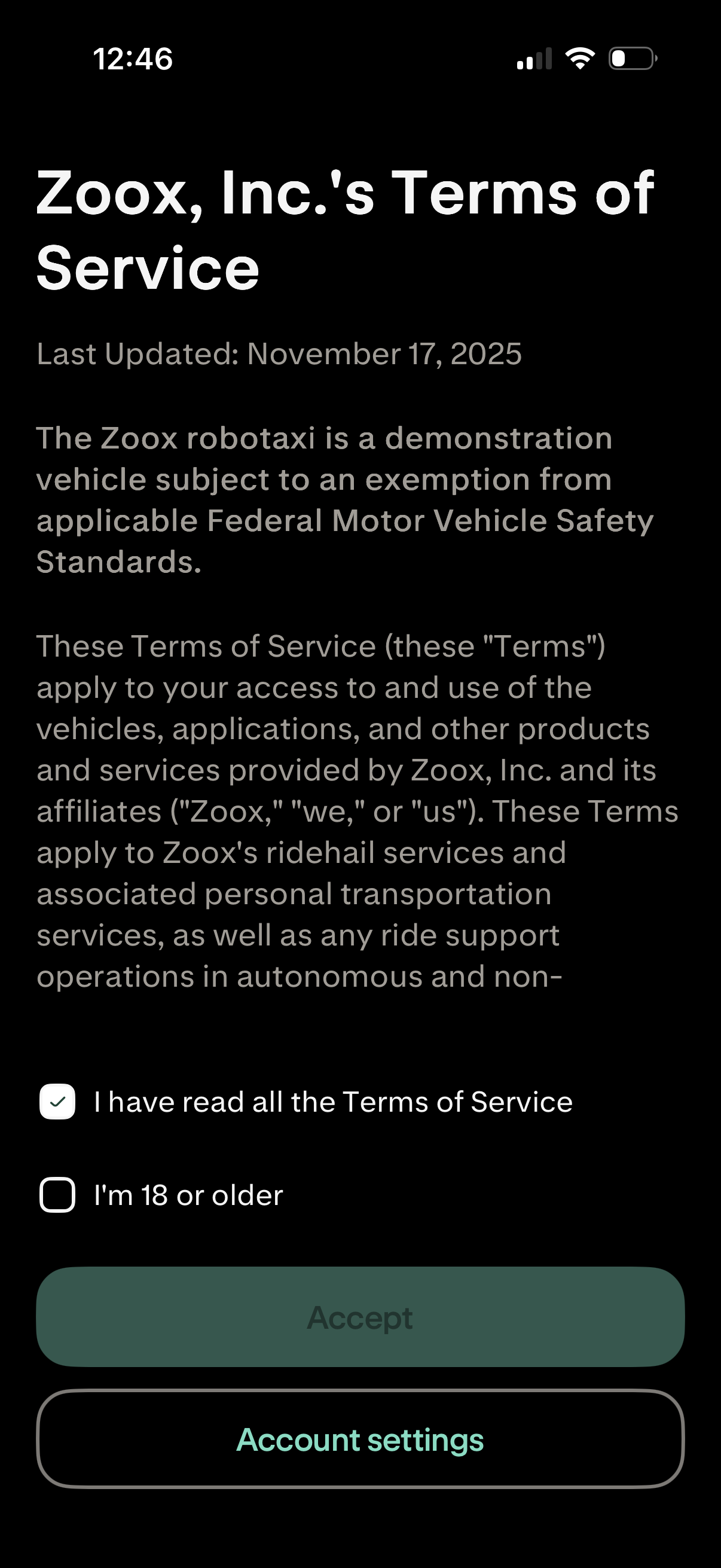 zoox app screenshot 14