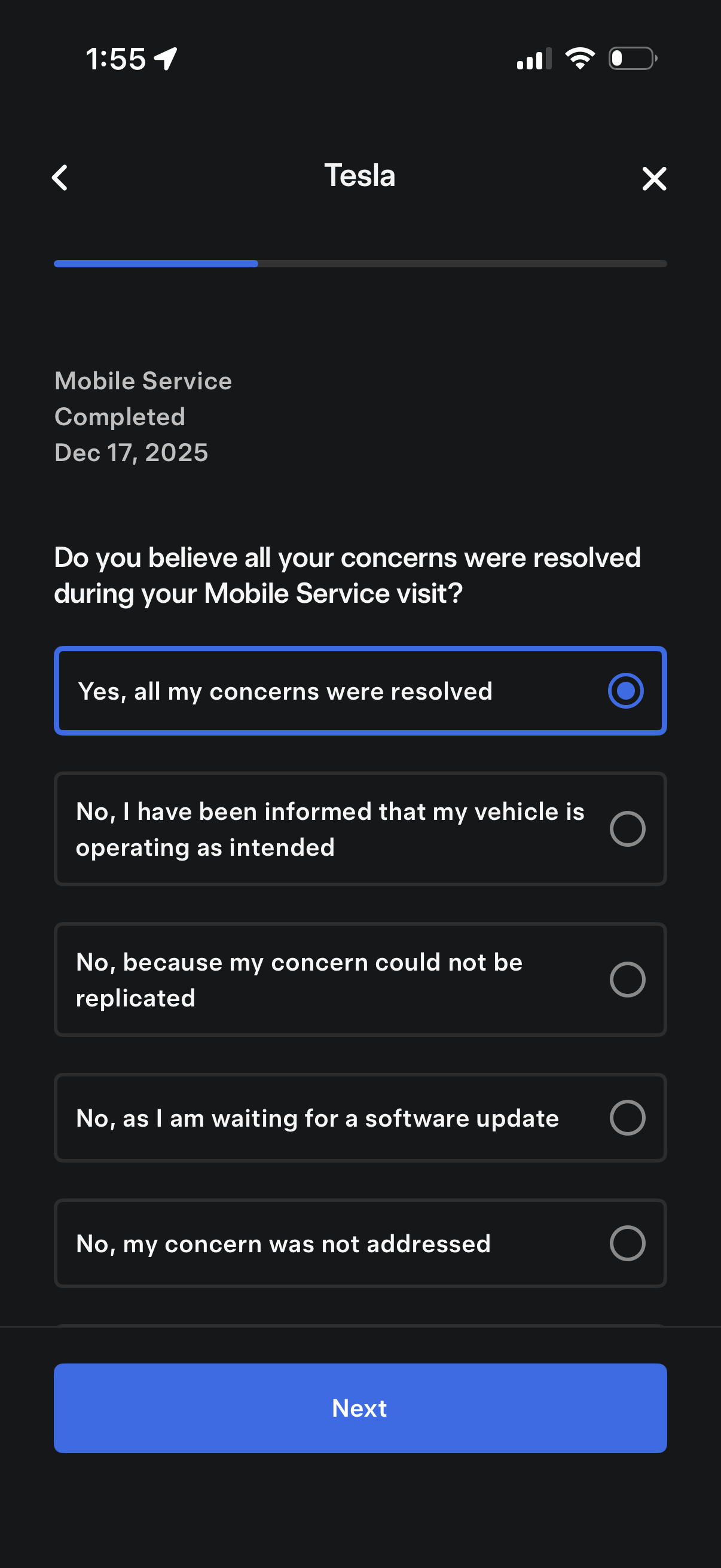 tesla app screenshot 11