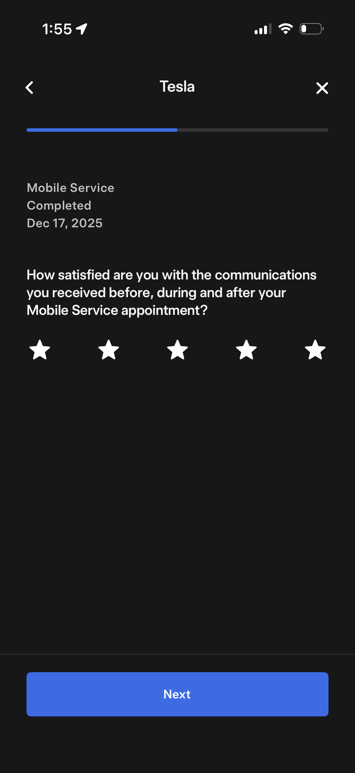 tesla app screenshot 9
